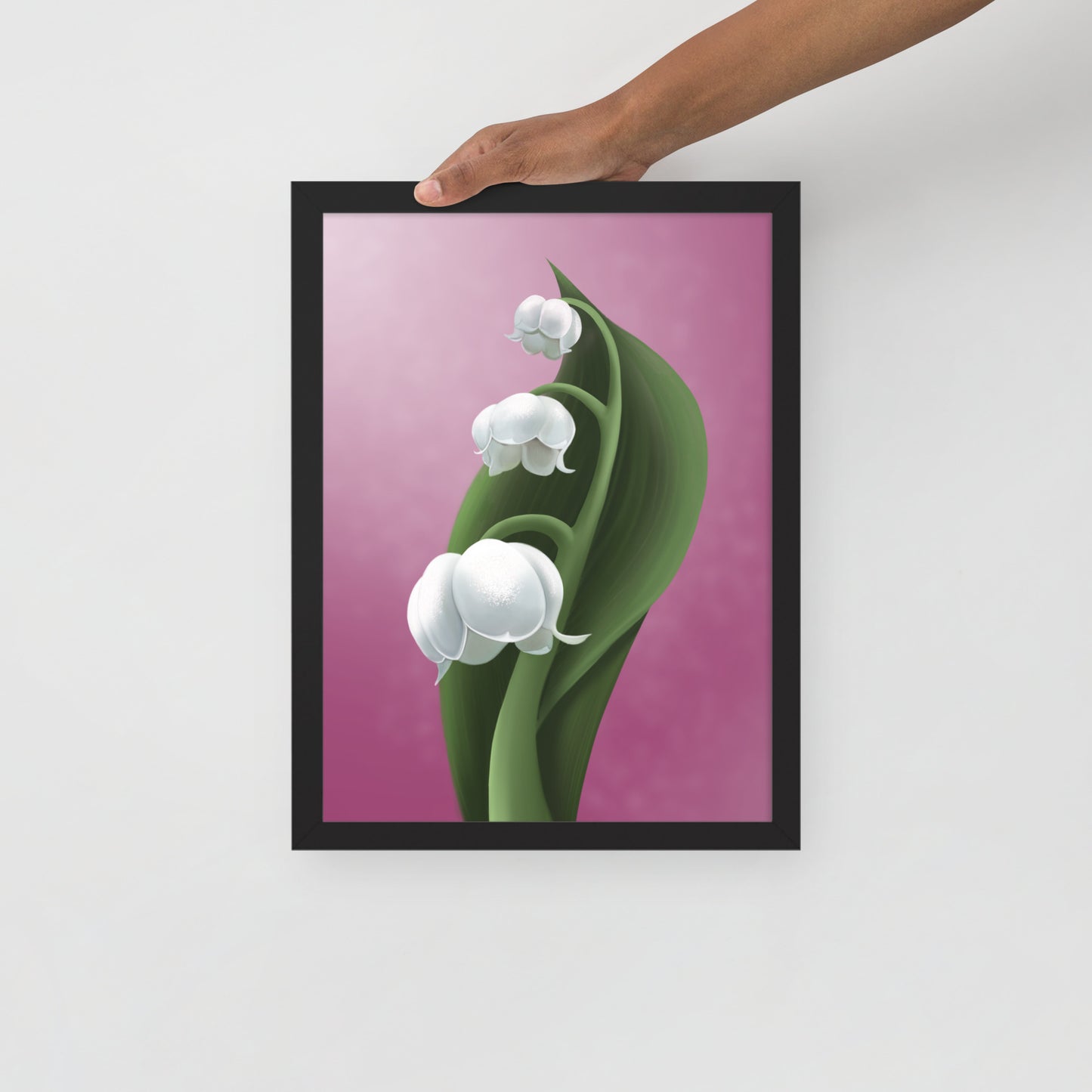 Lily of the valley Framed poster