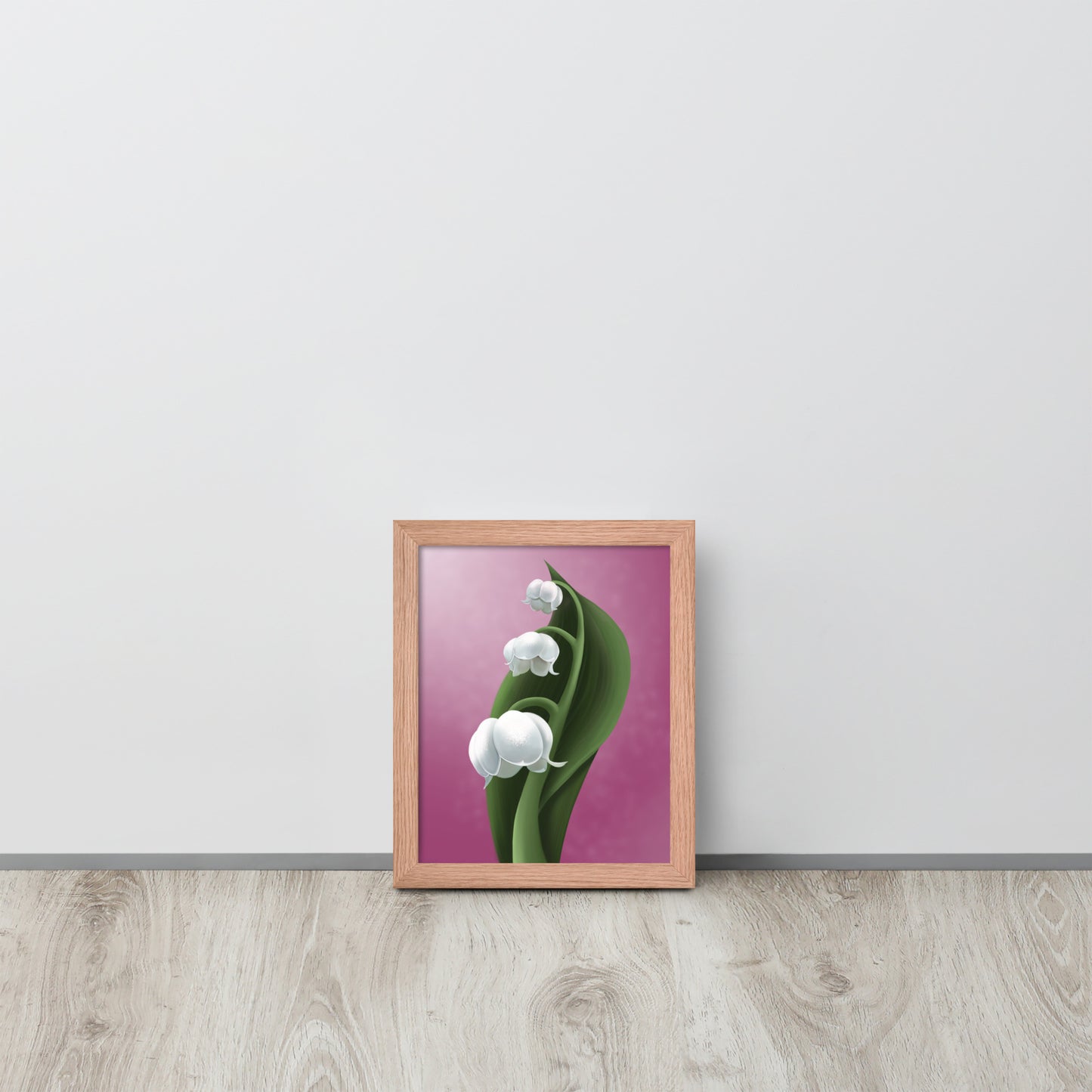 Lily of the Valley Art Print – Hand-Painted Botanical Wall Art