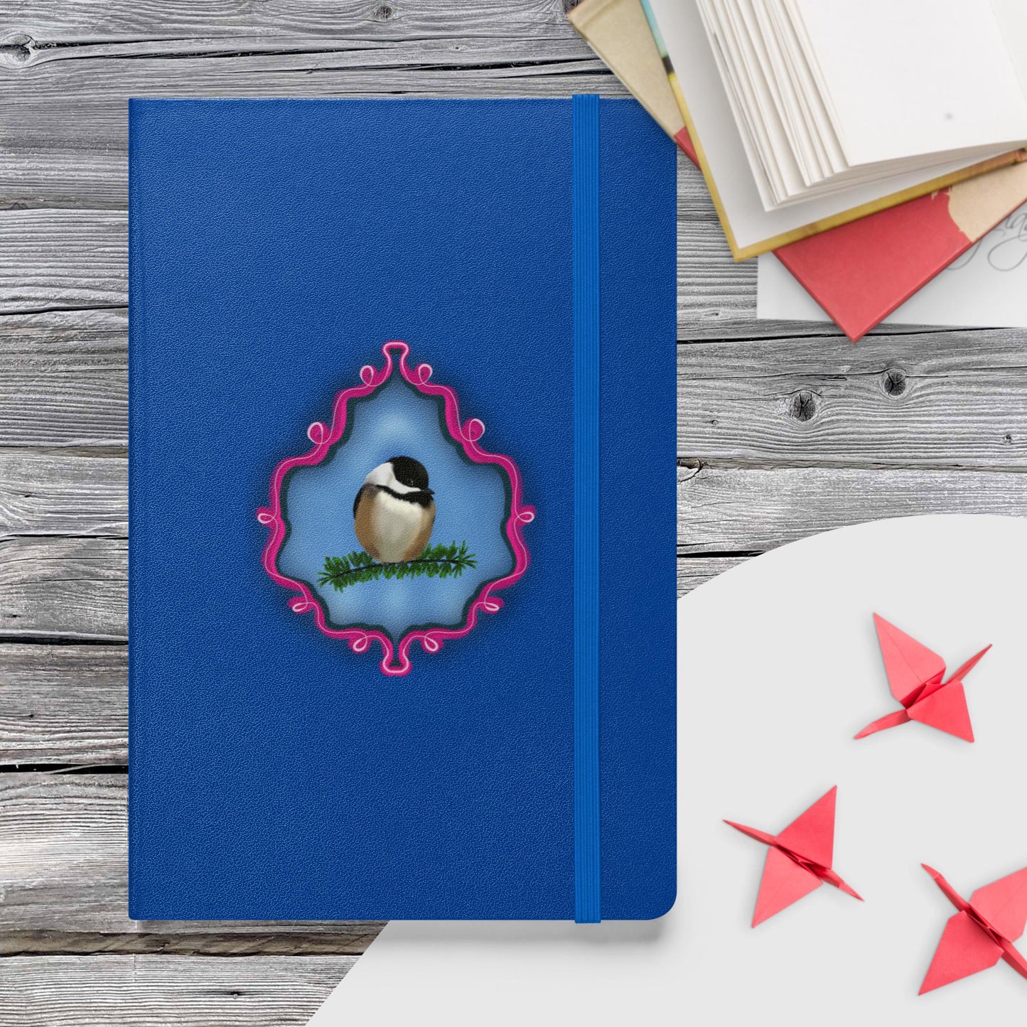 Chickadee Hardcover Notebook – Wildlife Journal with Cream Lined Pages