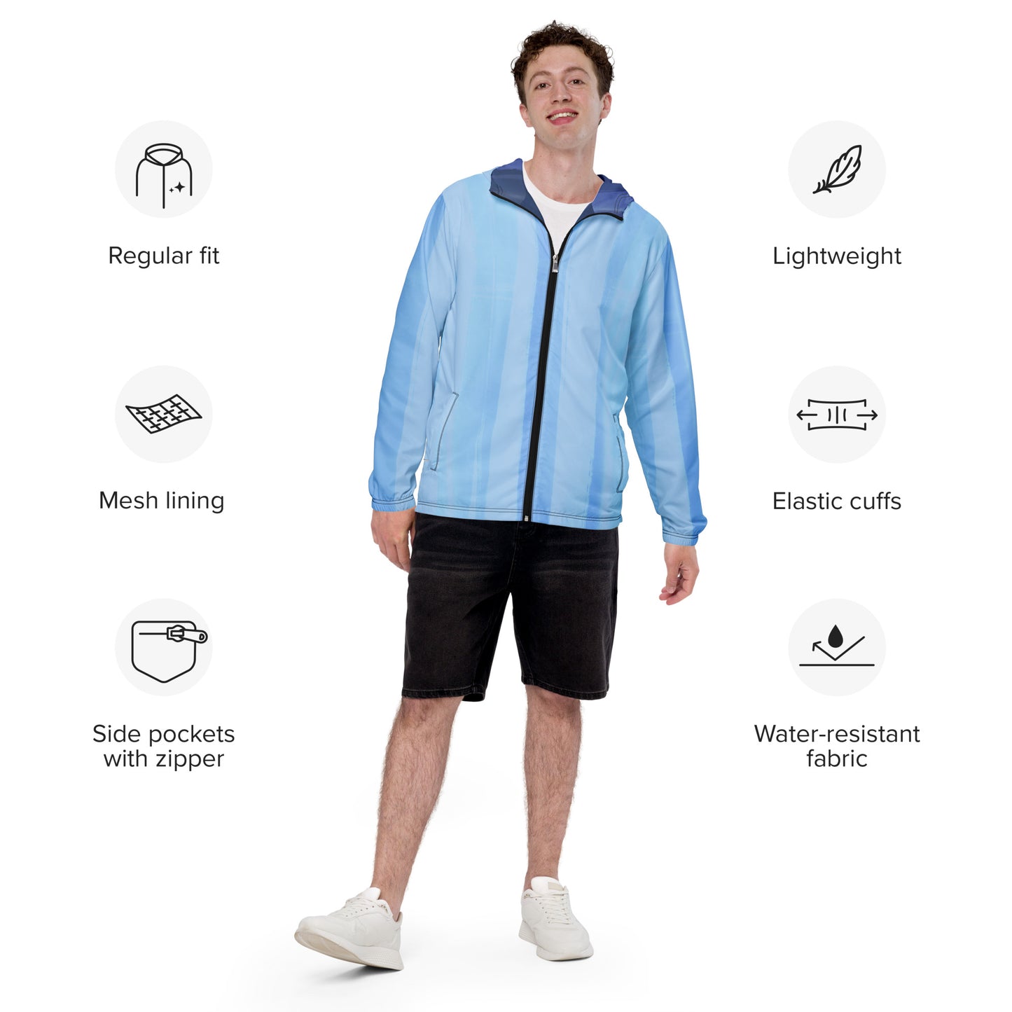 Men's All-Over Print Windbreaker