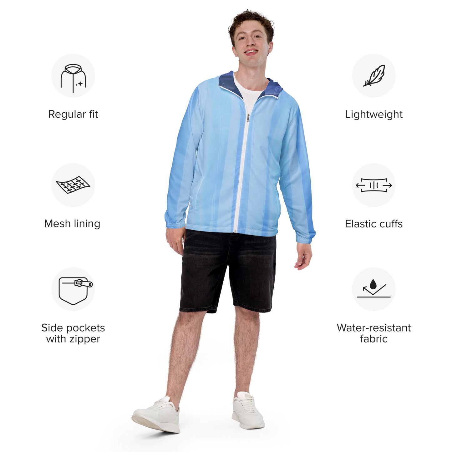 Men's All-Over Print Windbreaker