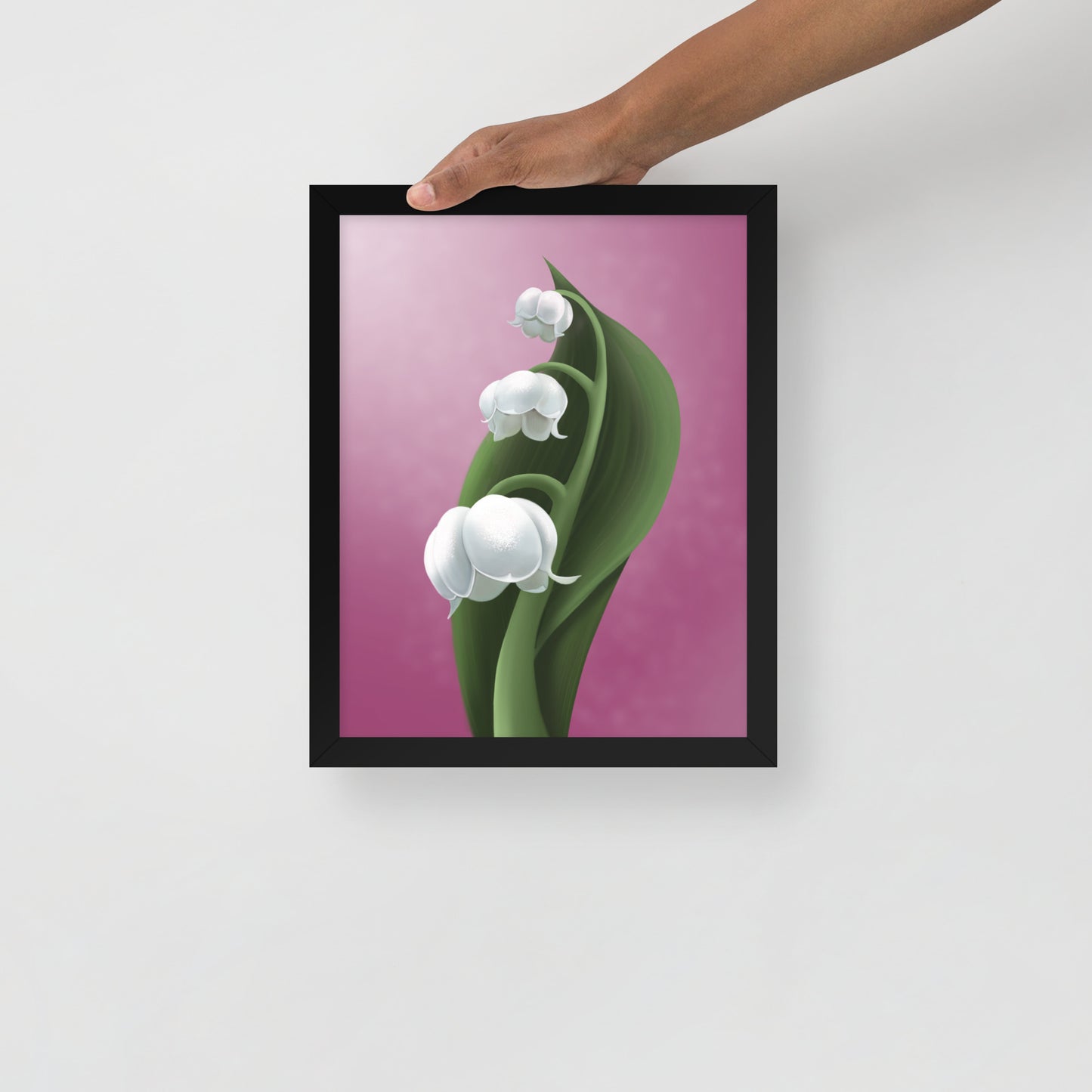 Lily of the valley Framed poster