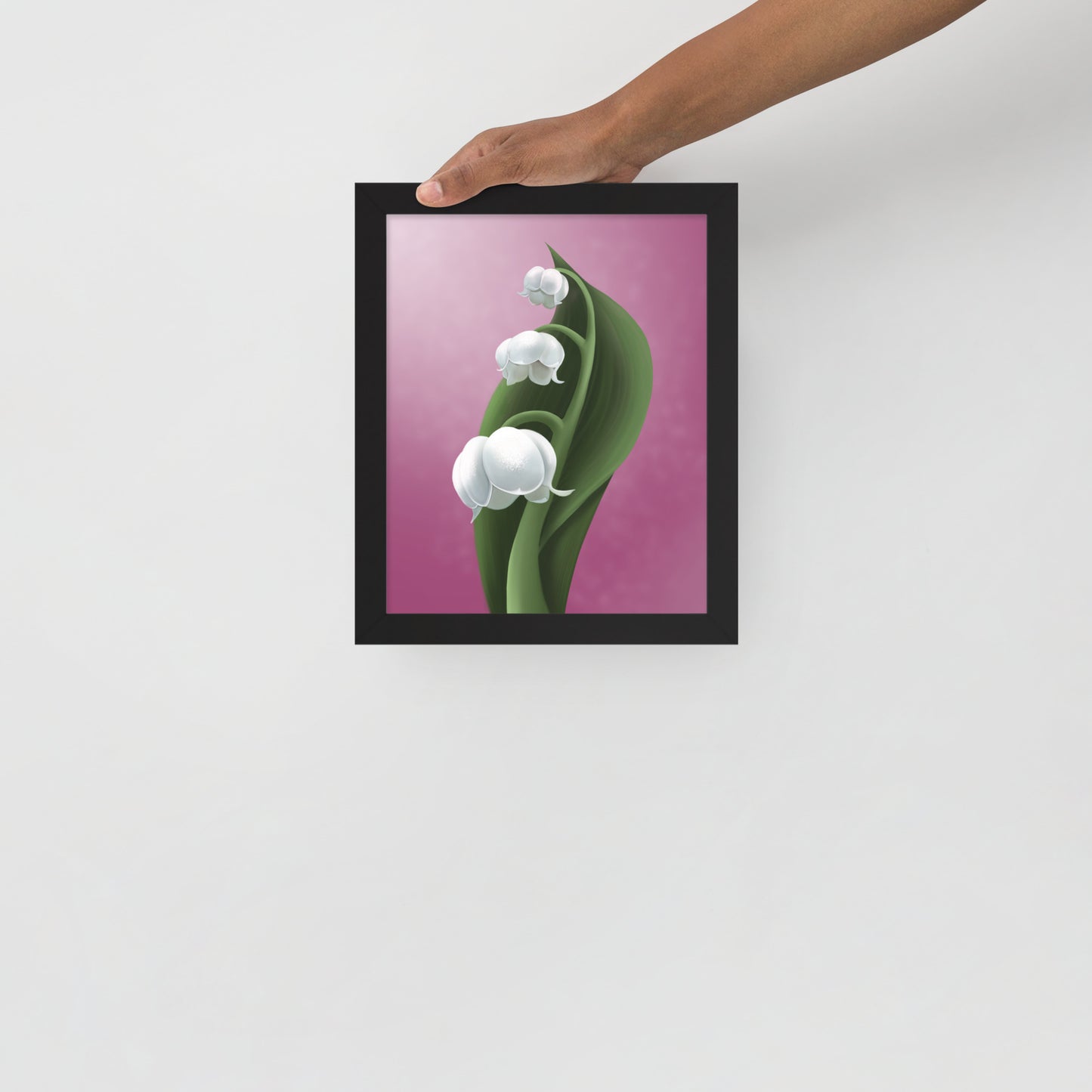 Lily of the valley Framed poster