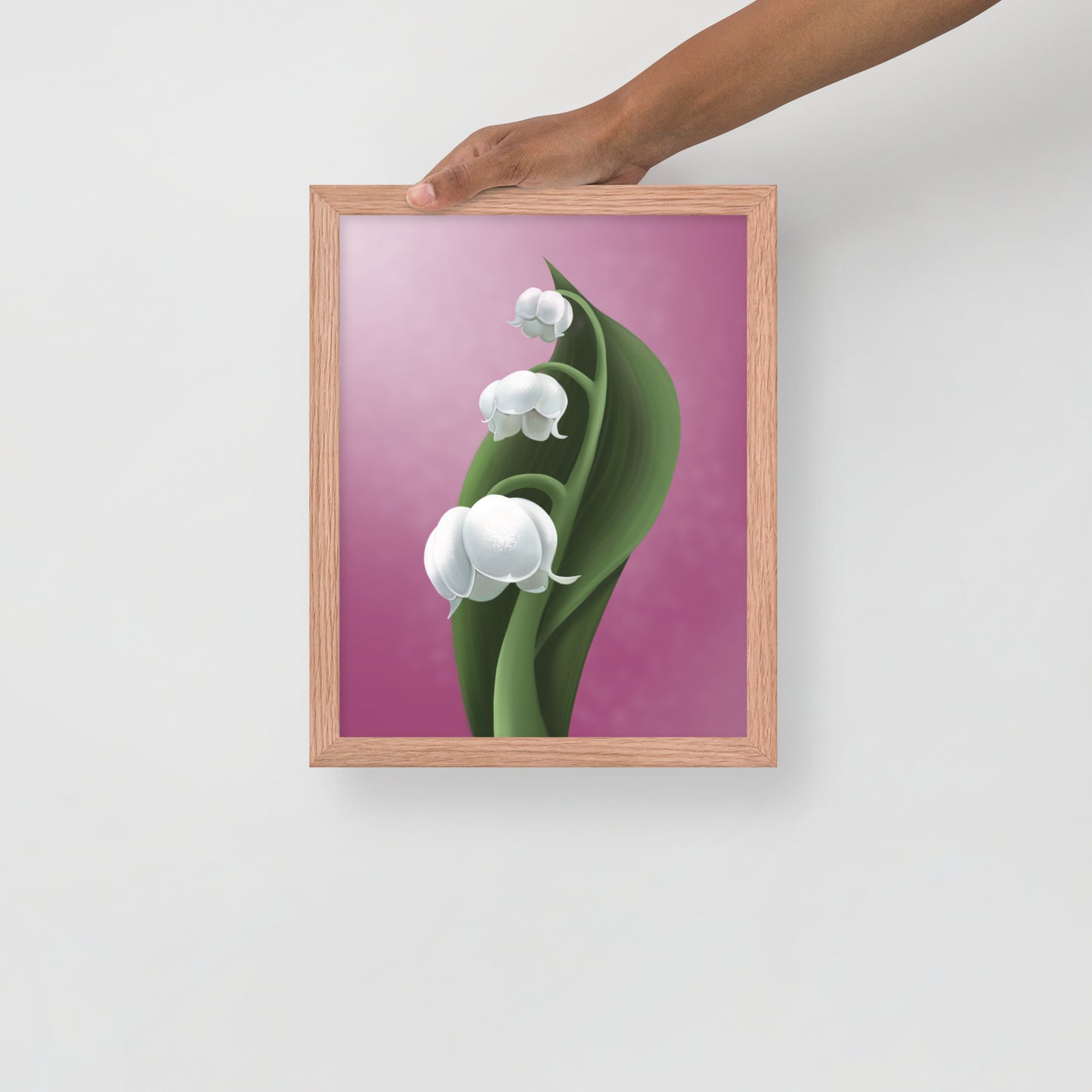 Lily of the valley Framed poster