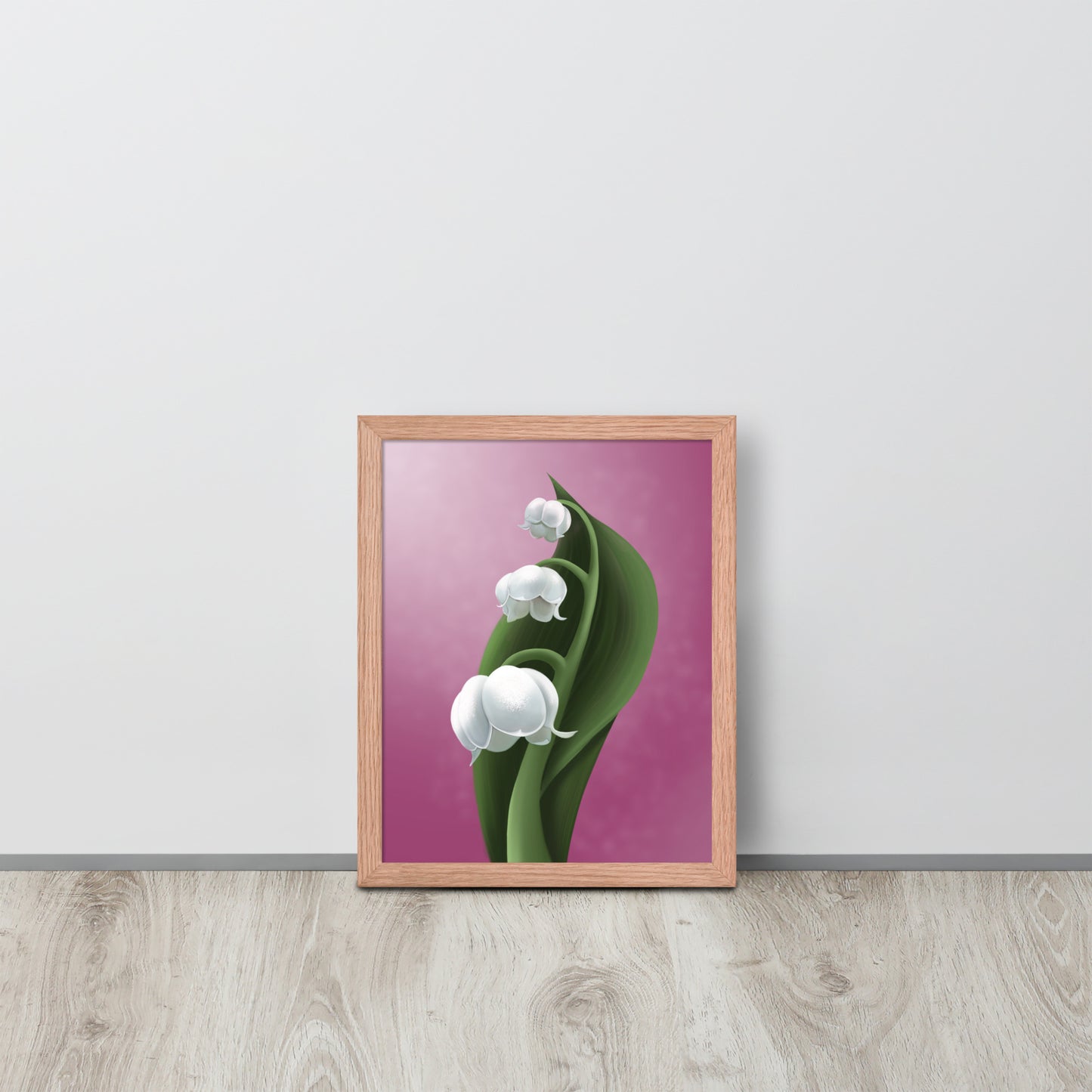 Lily of the valley Framed poster