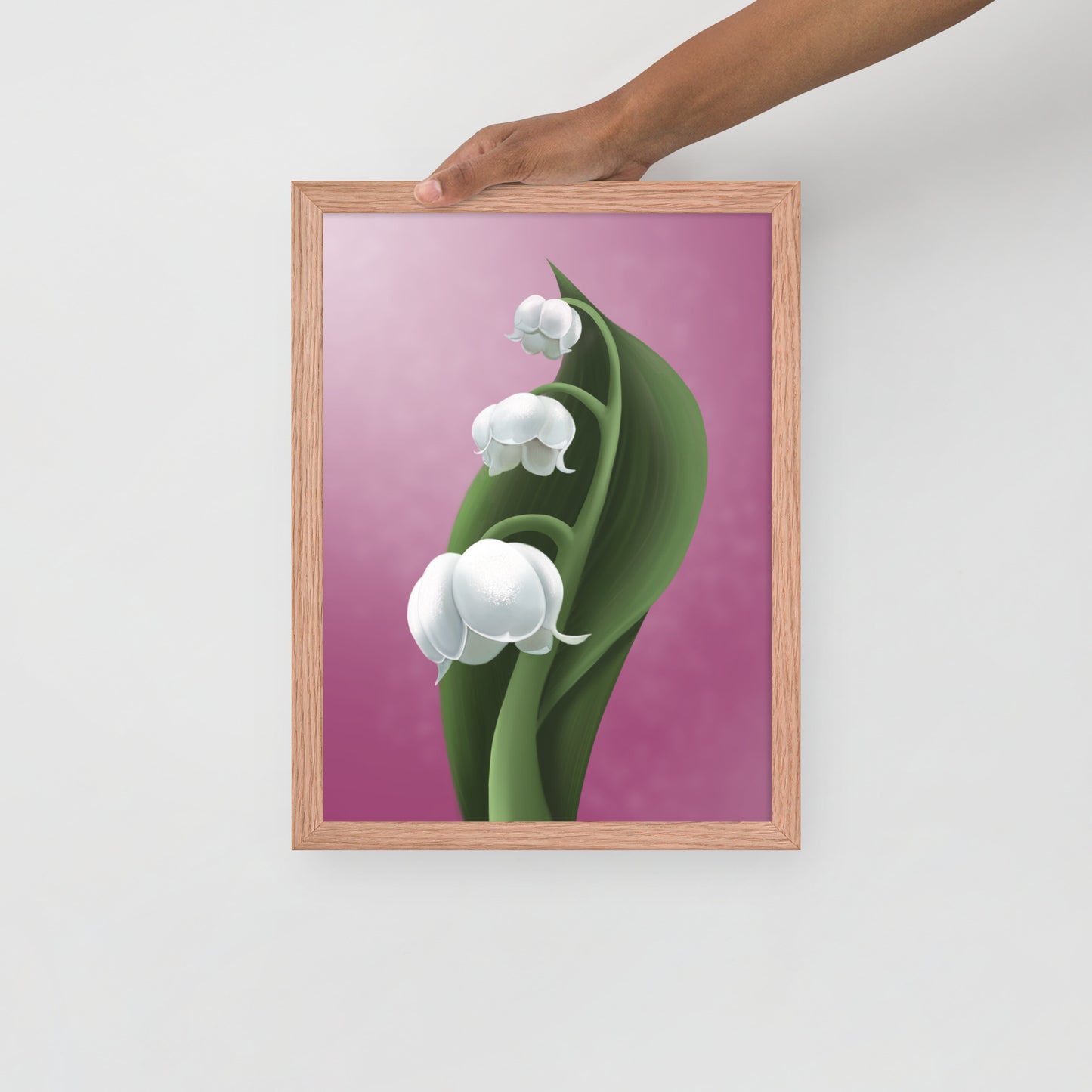 Lily of the valley Framed poster