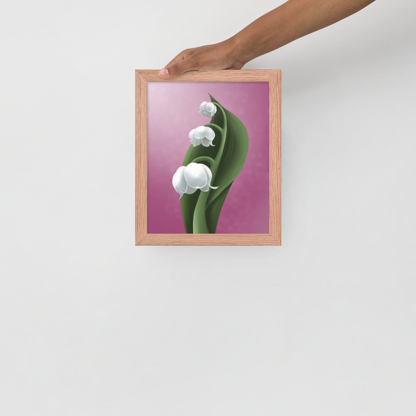Lily of the valley Framed poster