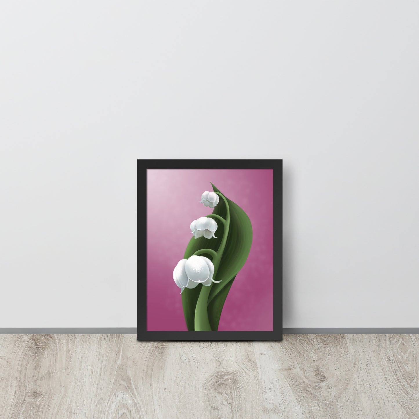 Lily of the Valley Art Print – Hand-Painted Botanical Wall Art