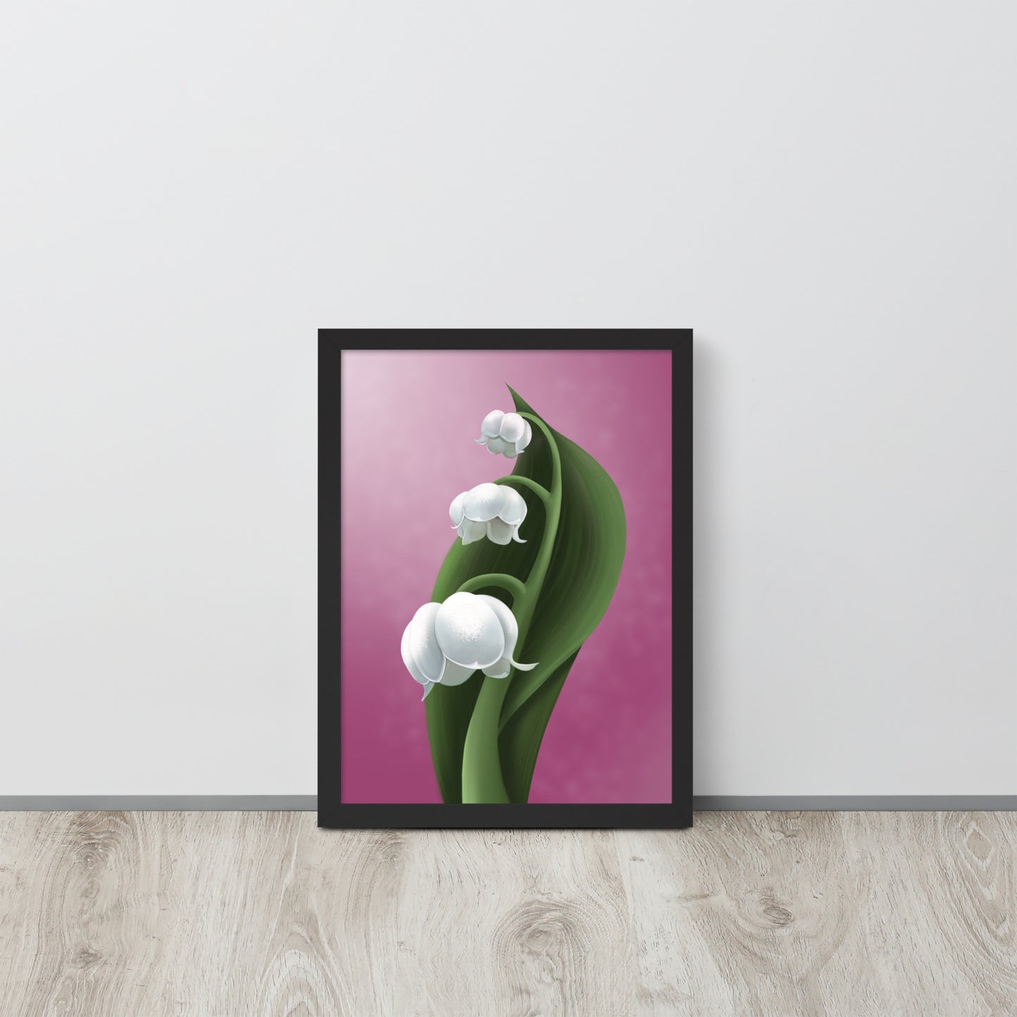 Lily of the Valley Art Print – Hand-Painted Botanical Wall Art