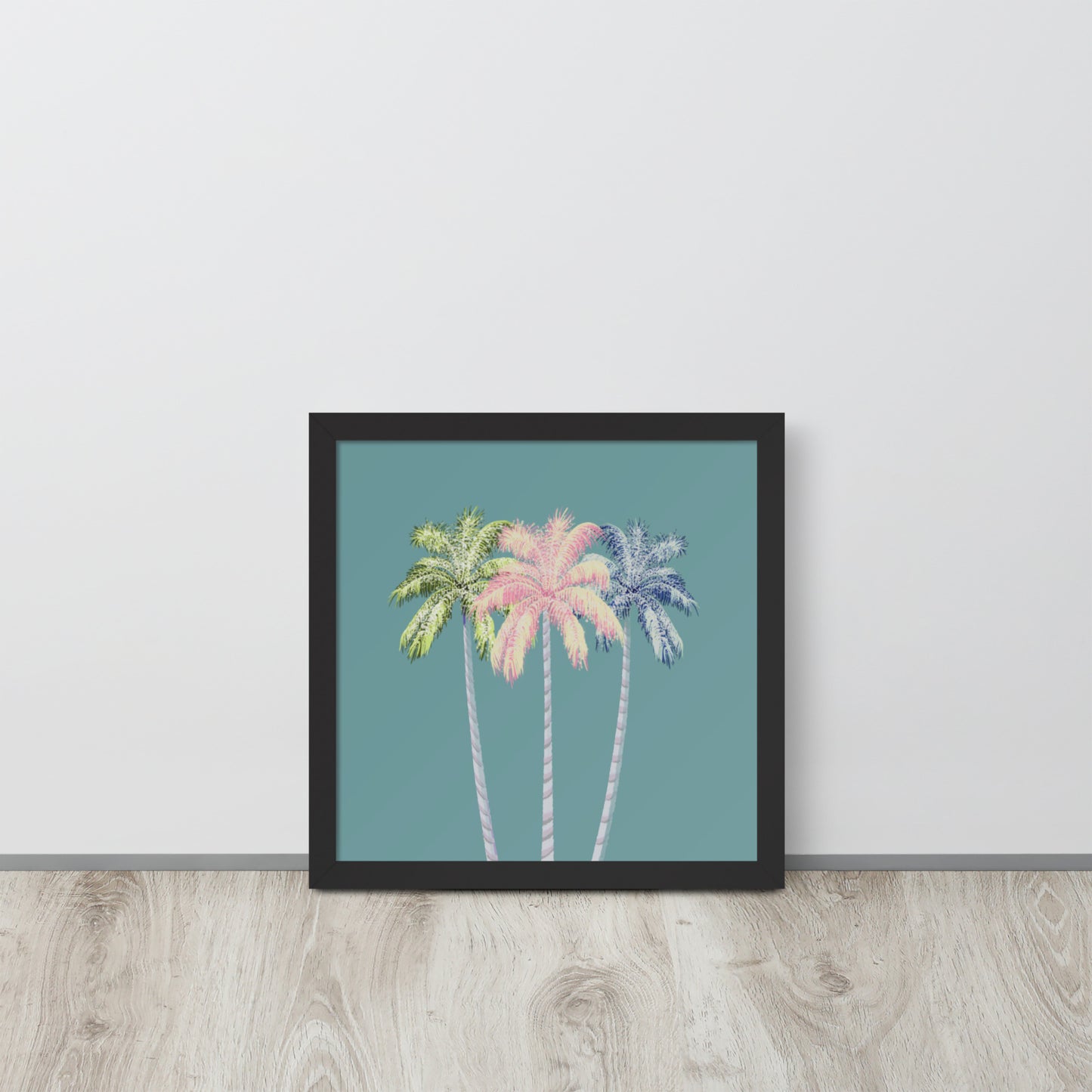 Pastel Palm Tree Wall Art Print | Tropical Coastal Décor