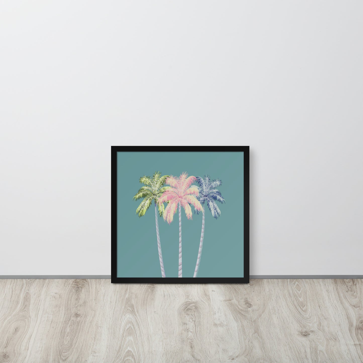 Pastel Palm Tree Wall Art Print | Tropical Coastal Décor
