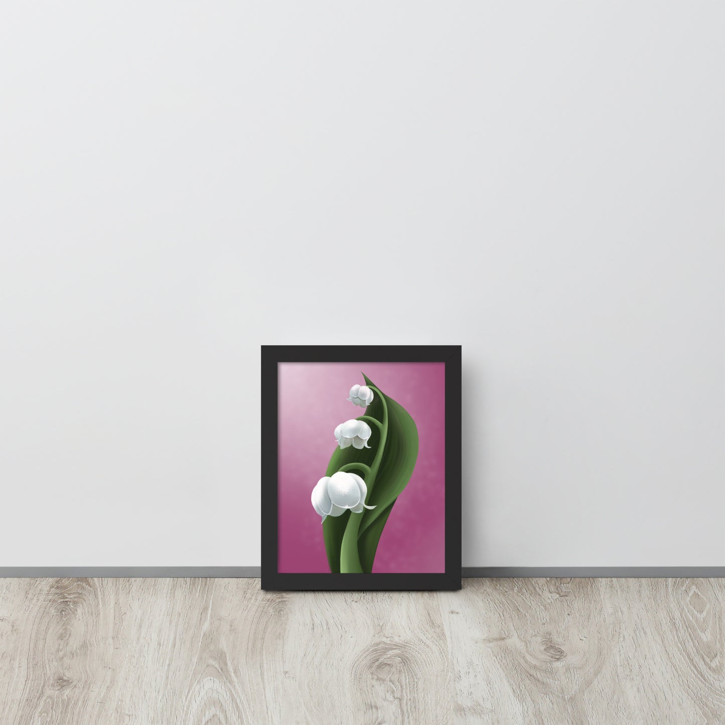 Lily of the Valley Art Print – Hand-Painted Botanical Wall Art