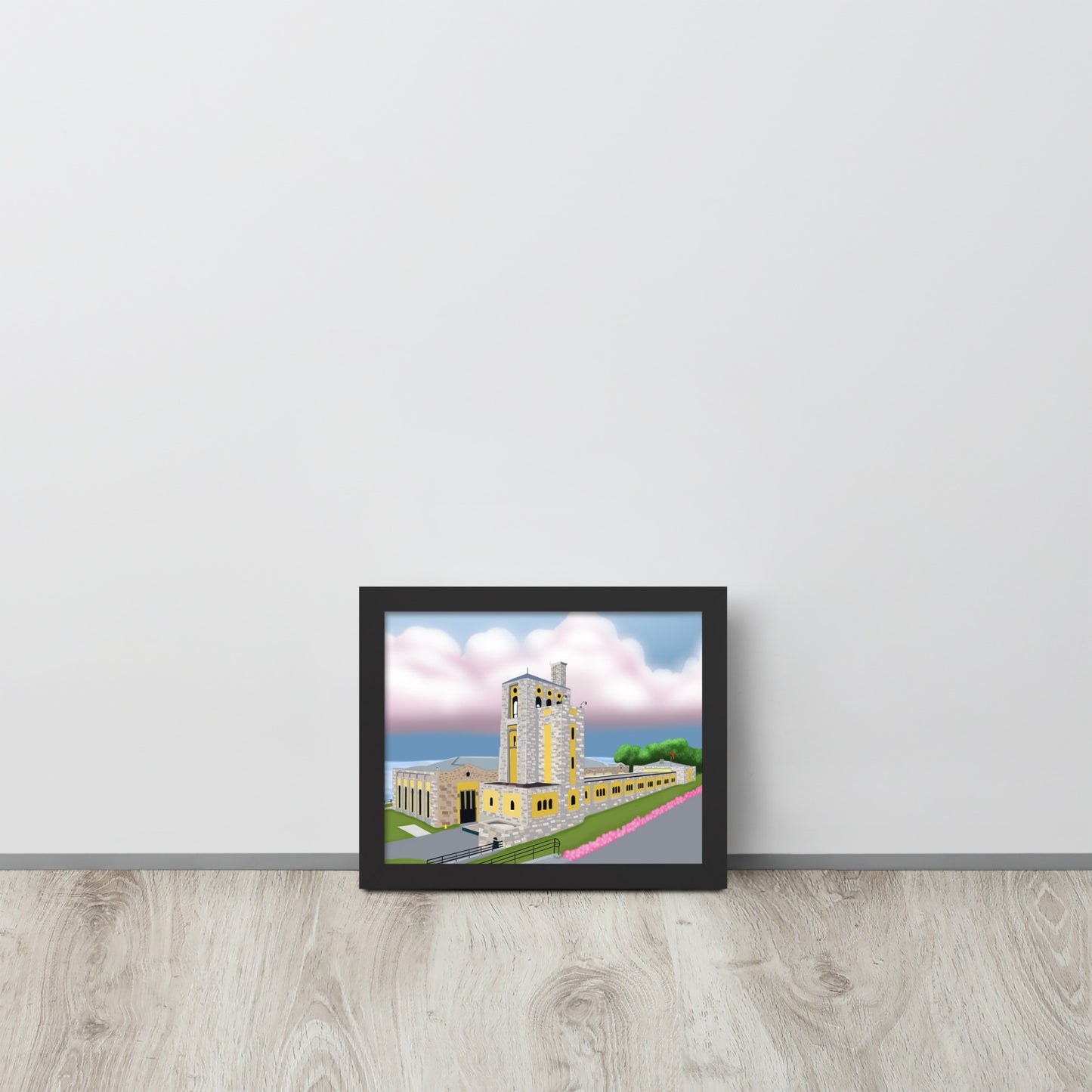 Toronto Water Pump House – Hand-Painted Lakefront Wall Art Print