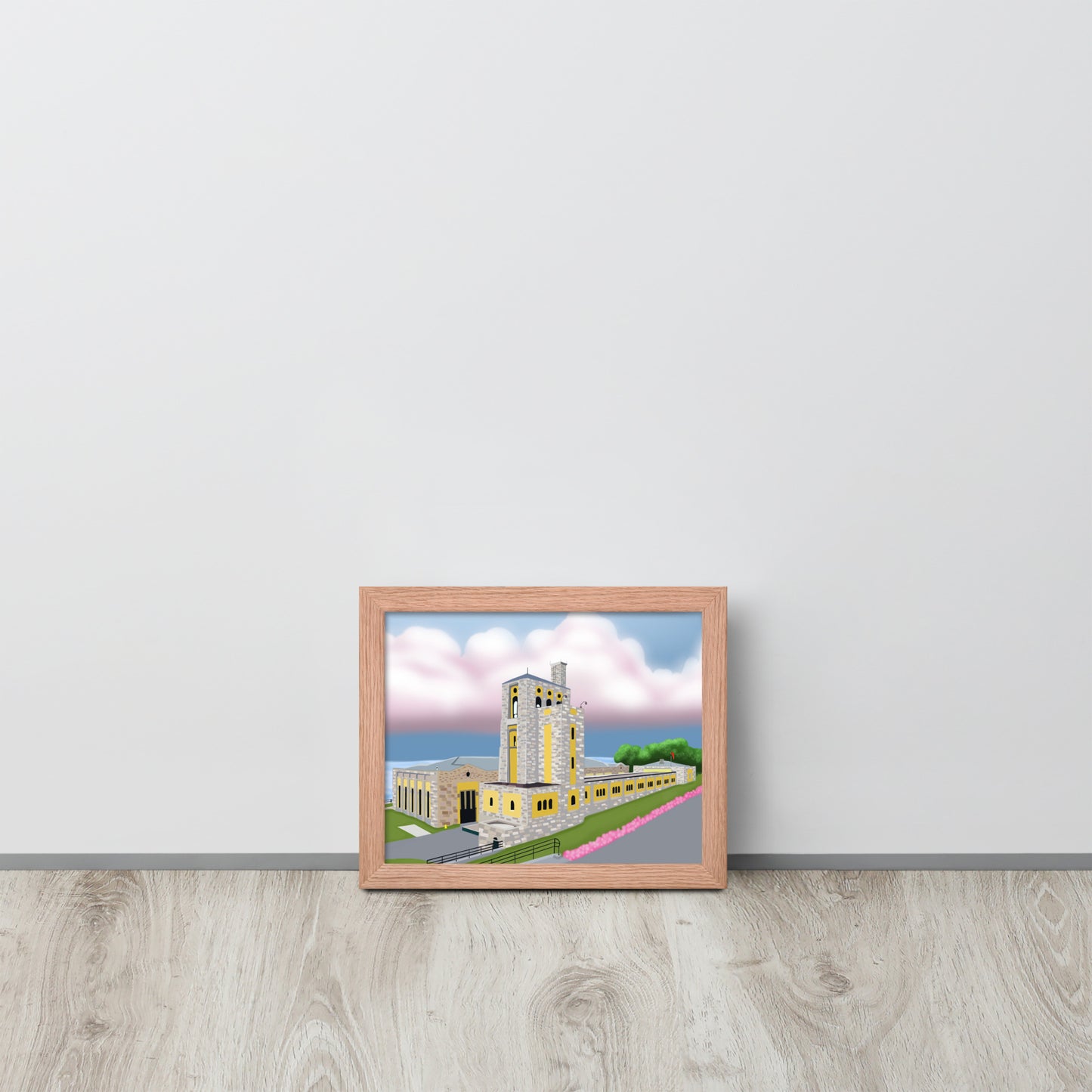 Toronto Water Pump House – Hand-Painted Lakefront Wall Art Print