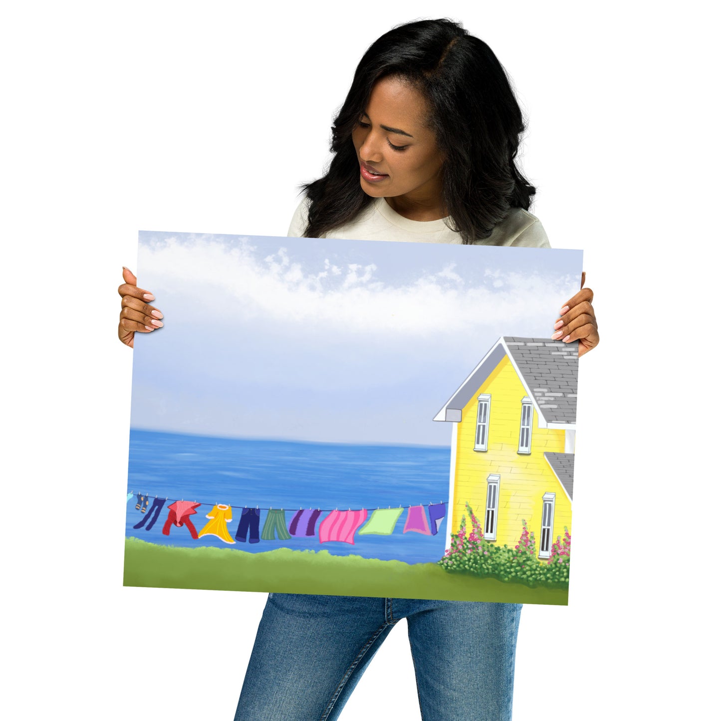 Laundry Room Wall Art Print | Whimsical Home Decor Poster | Designable City