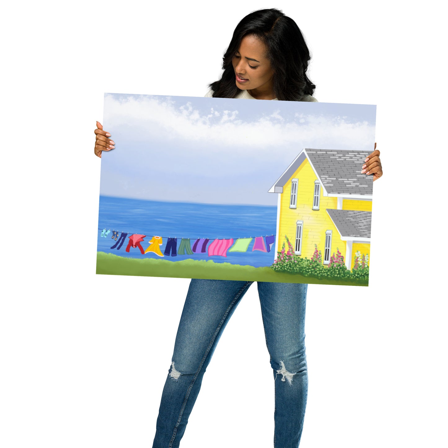 Laundry Room Wall Art Print | Whimsical Home Decor Poster | Designable City