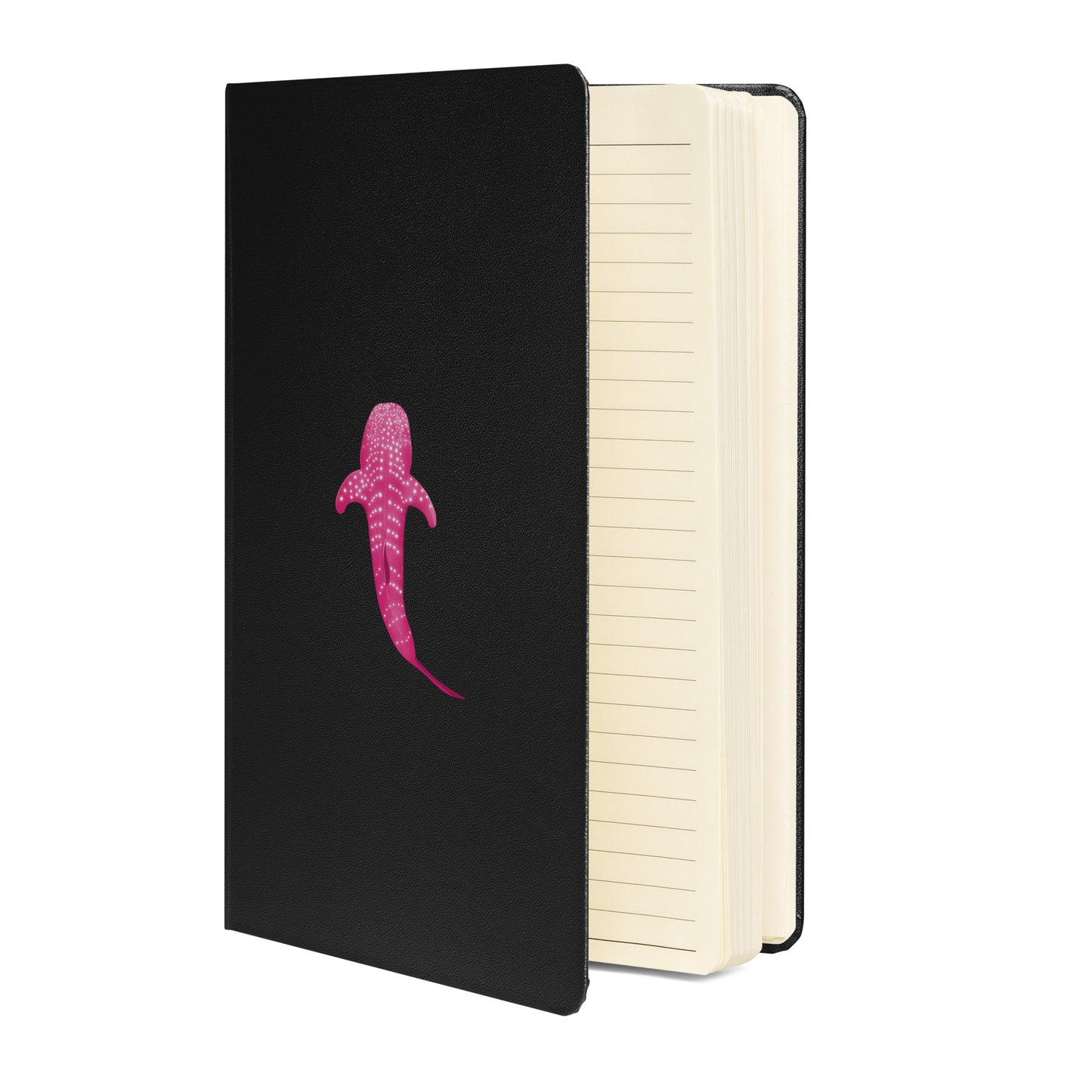 Pink Whale Shark Art Hardcover Notebook - Perfect for Journaling, Creative Writing, Vision Boards, Artwork, & Ideas - Unique Gift