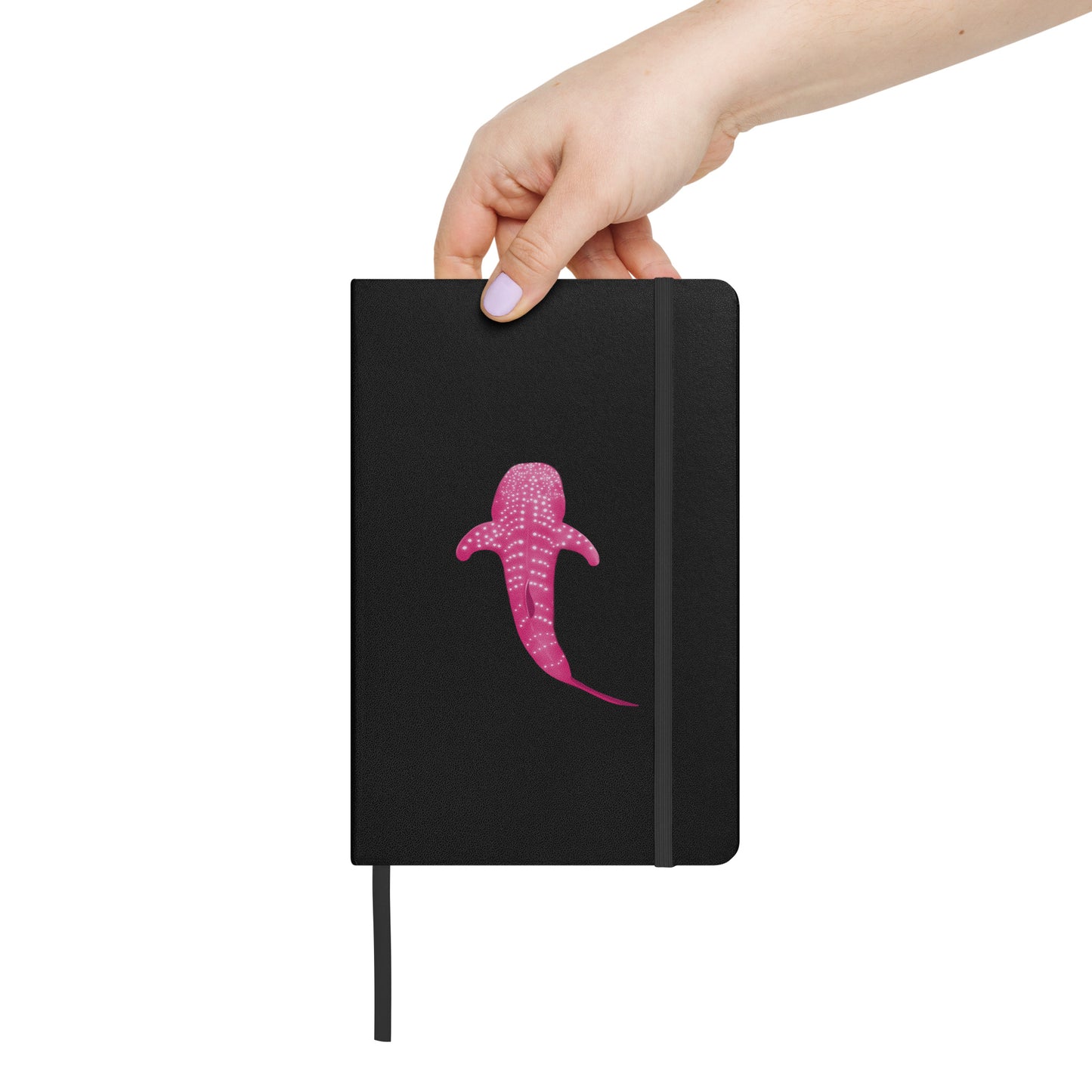 Pink Whale Shark Hardcover Notebook: Ocean Journal for Writing & Art