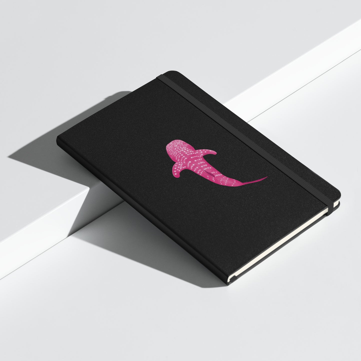 Pink Whale Shark Hardcover Notebook: Ocean Journal for Writing & Art