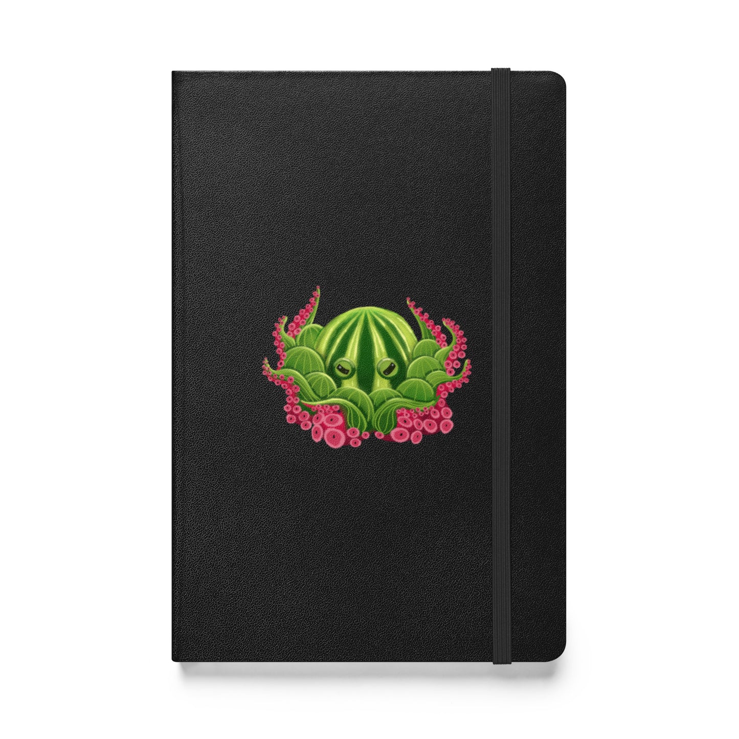 Octopus Hardcover Journal | Whimsical Ocean Art, Lined Cream Paper & Ribbon Marker