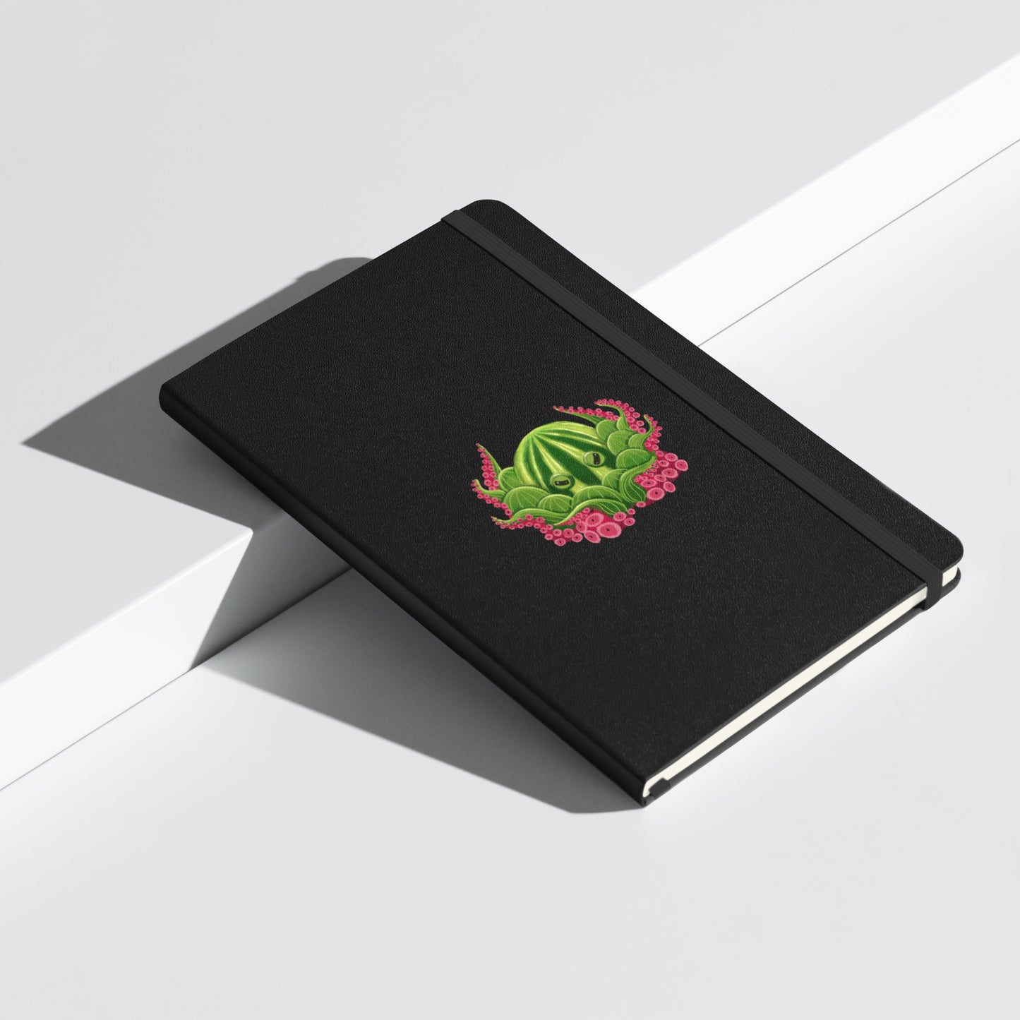 Octopus Hardcover Journal | Whimsical Ocean Art, Lined Cream Paper & Ribbon Marker