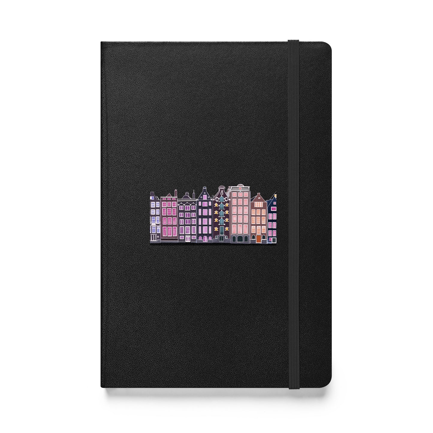 Amsterdam Illustration Hardcover Journal | Lined Cream Paper, Elastic Closure & Ribbon Marker