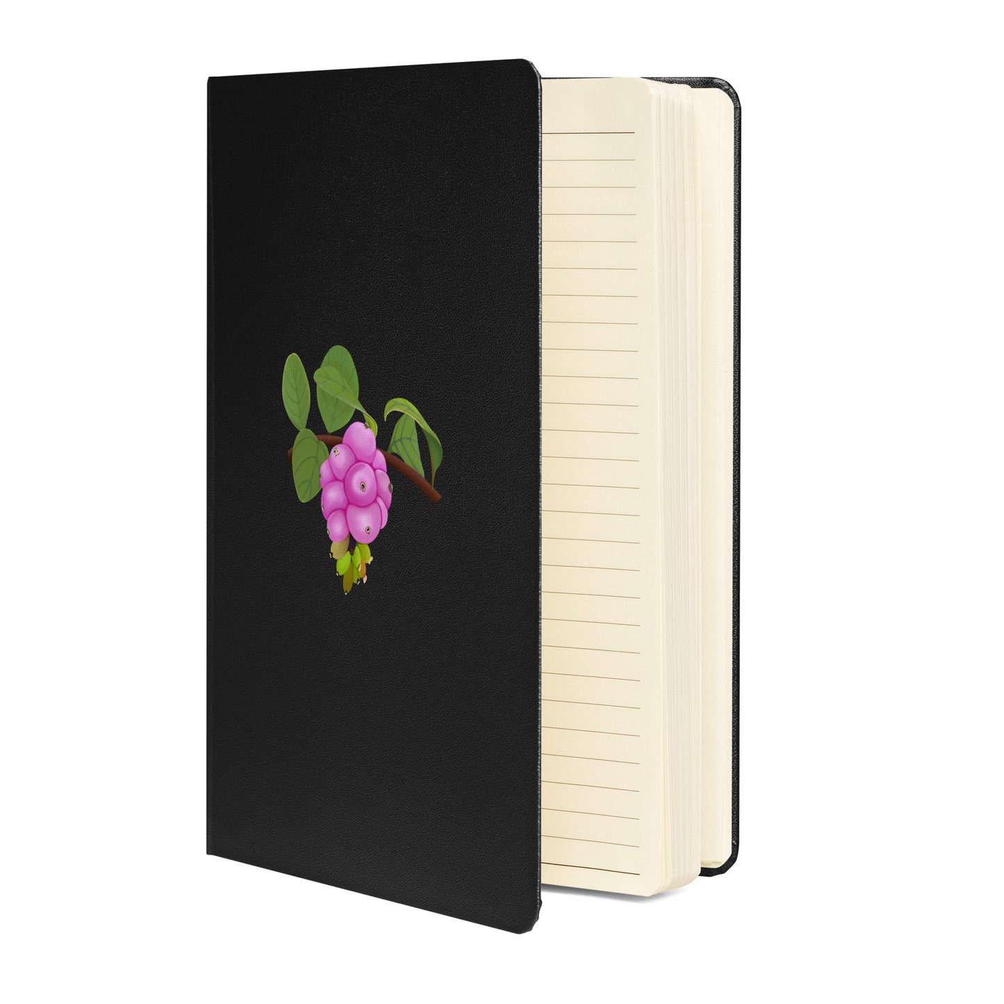 Pink Snowberries Hardcover Notebook – Botanical Art Journal & Sketchbook