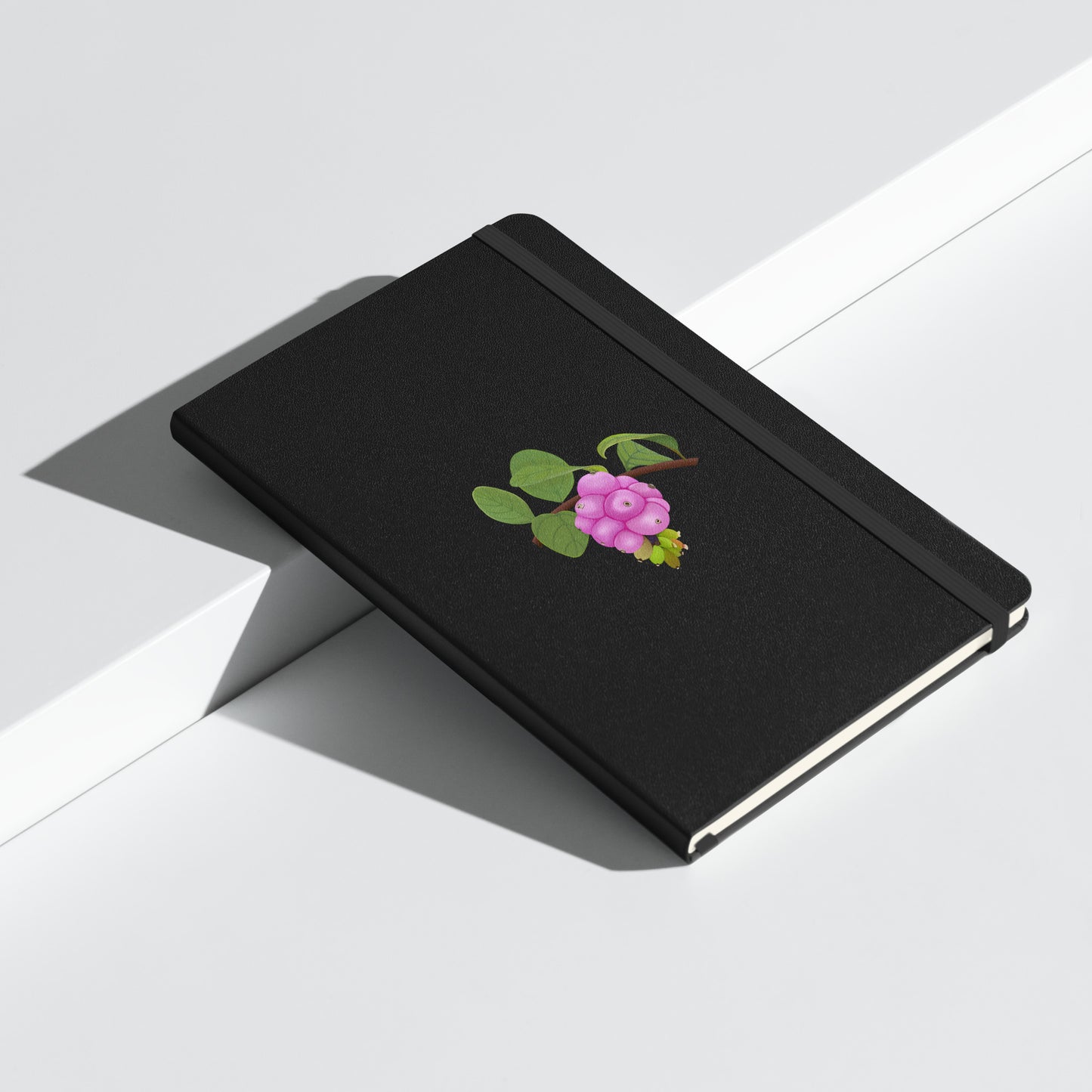 Pink Snowberries Hardcover Notebook – Botanical Art Journal & Sketchbook