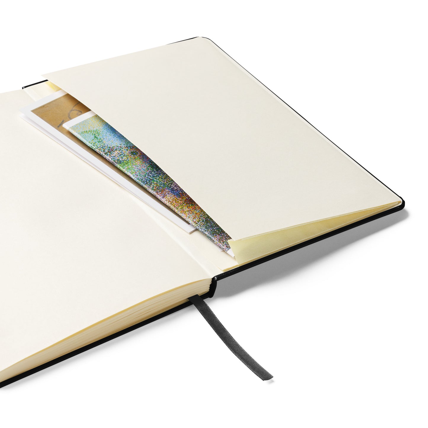 Cityscape Hardcover Journal | Urban Art Cover, Lined Cream Paper & Ribbon Marker