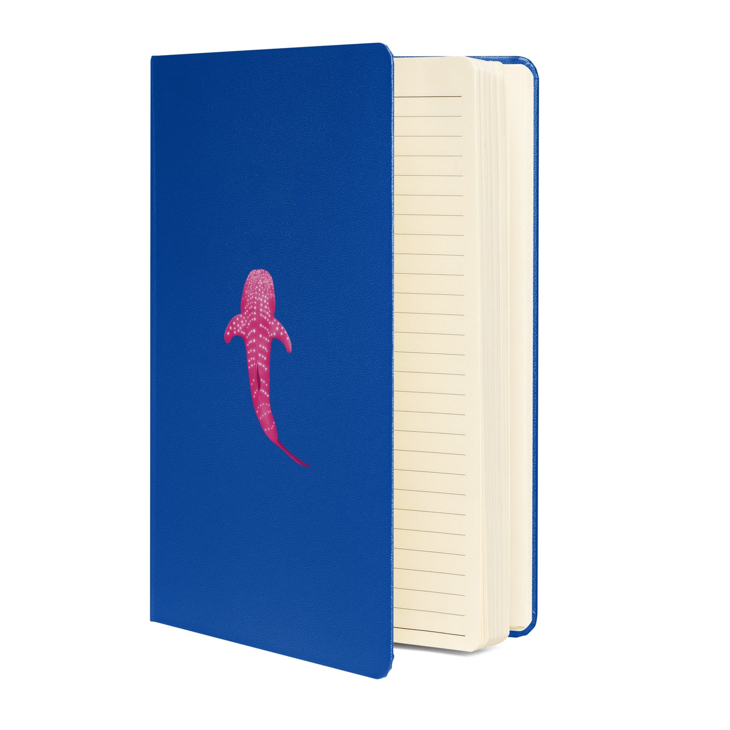 Pink Whale Shark Art Hardcover Notebook - Perfect for Journaling, Creative Writing, Vision Boards, Artwork, & Ideas - Unique Gift