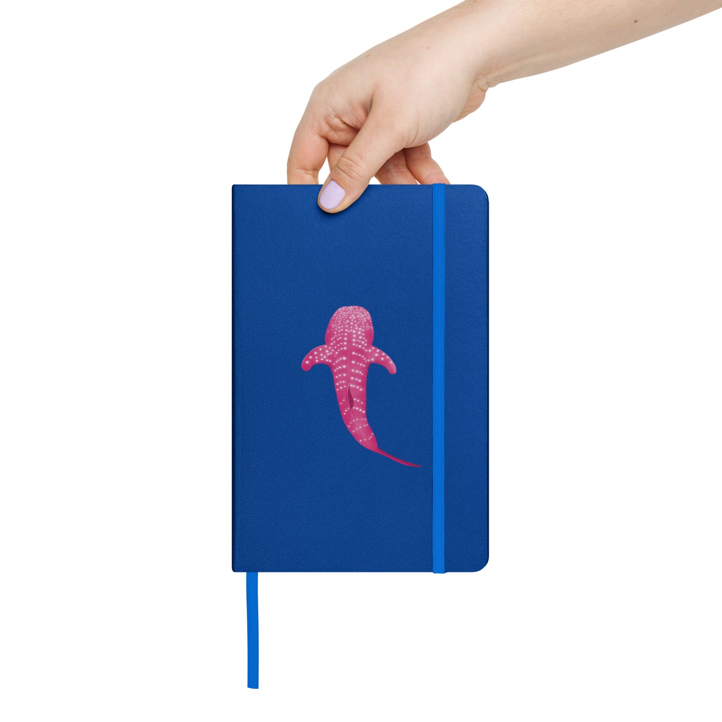Pink Whale Shark Hardcover Notebook: Ocean Journal for Writing & Art