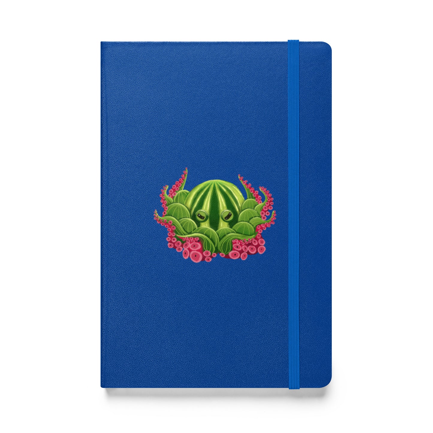 Octopus Hardcover Journal | Whimsical Ocean Art, Lined Cream Paper & Ribbon Marker