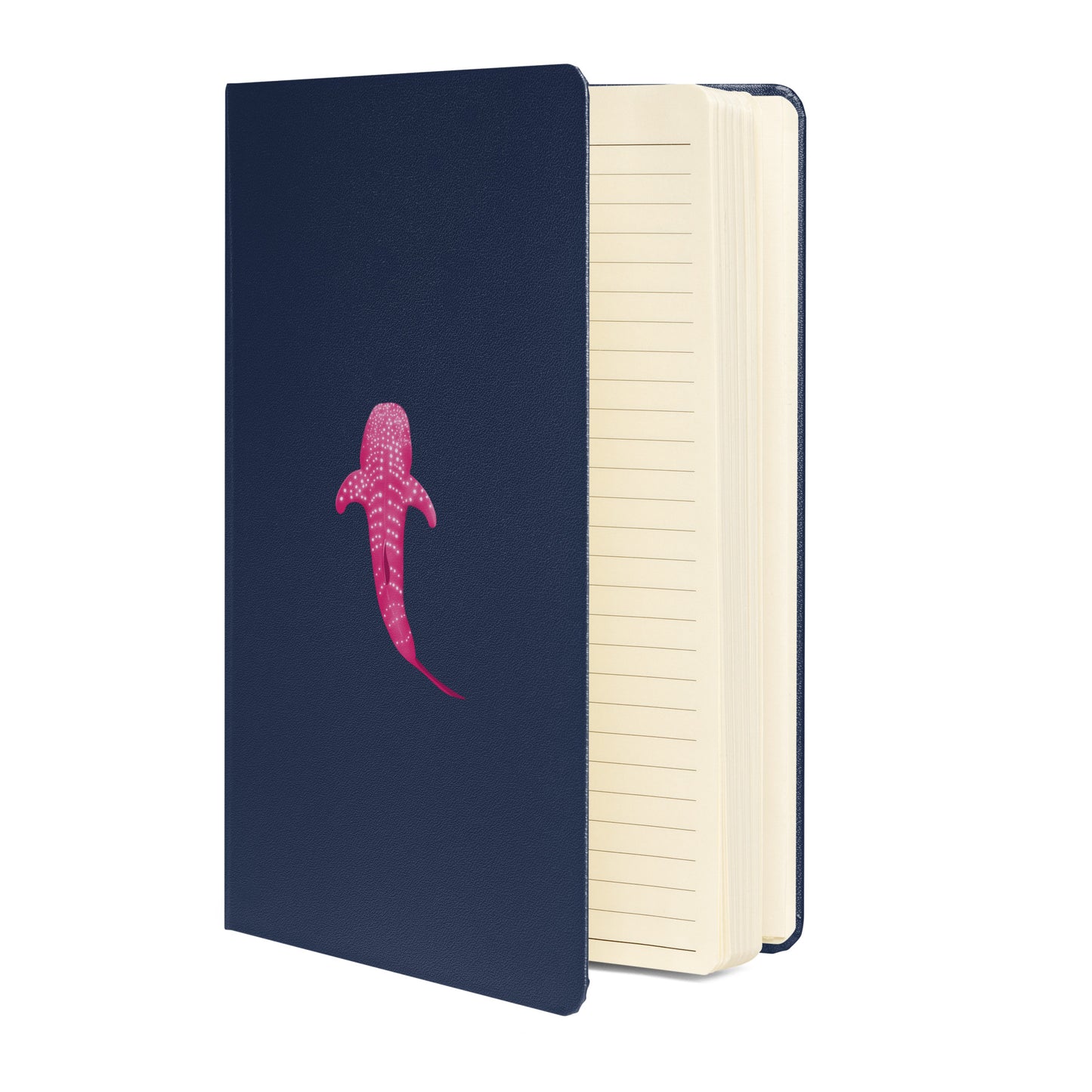 Pink Whale Shark Art Hardcover Notebook - Perfect for Journaling, Creative Writing, Vision Boards, Artwork, & Ideas - Unique Gift