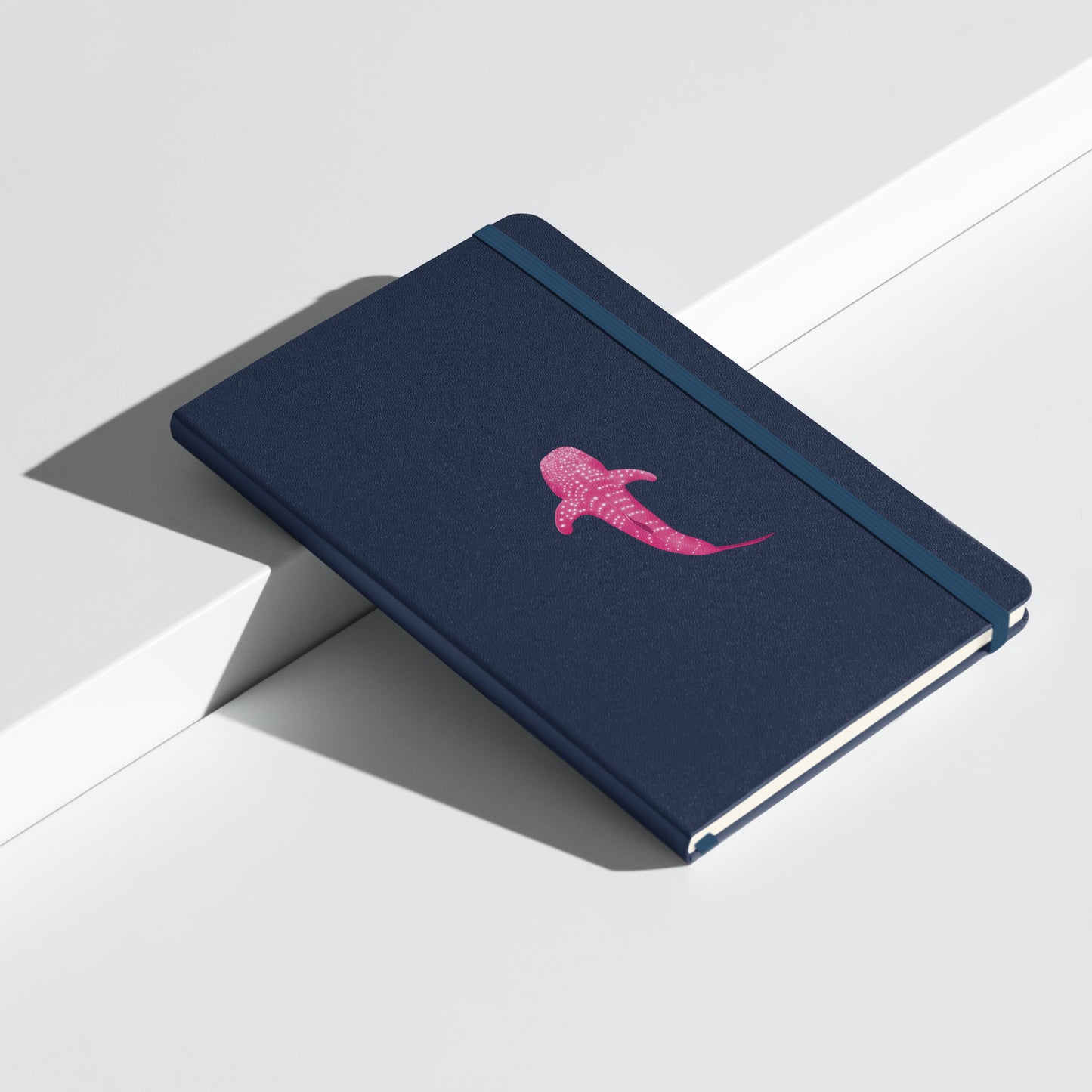 Pink Whale Shark Art Hardcover Notebook - Perfect for Journaling, Creative Writing, Vision Boards, Artwork, & Ideas - Unique Gift