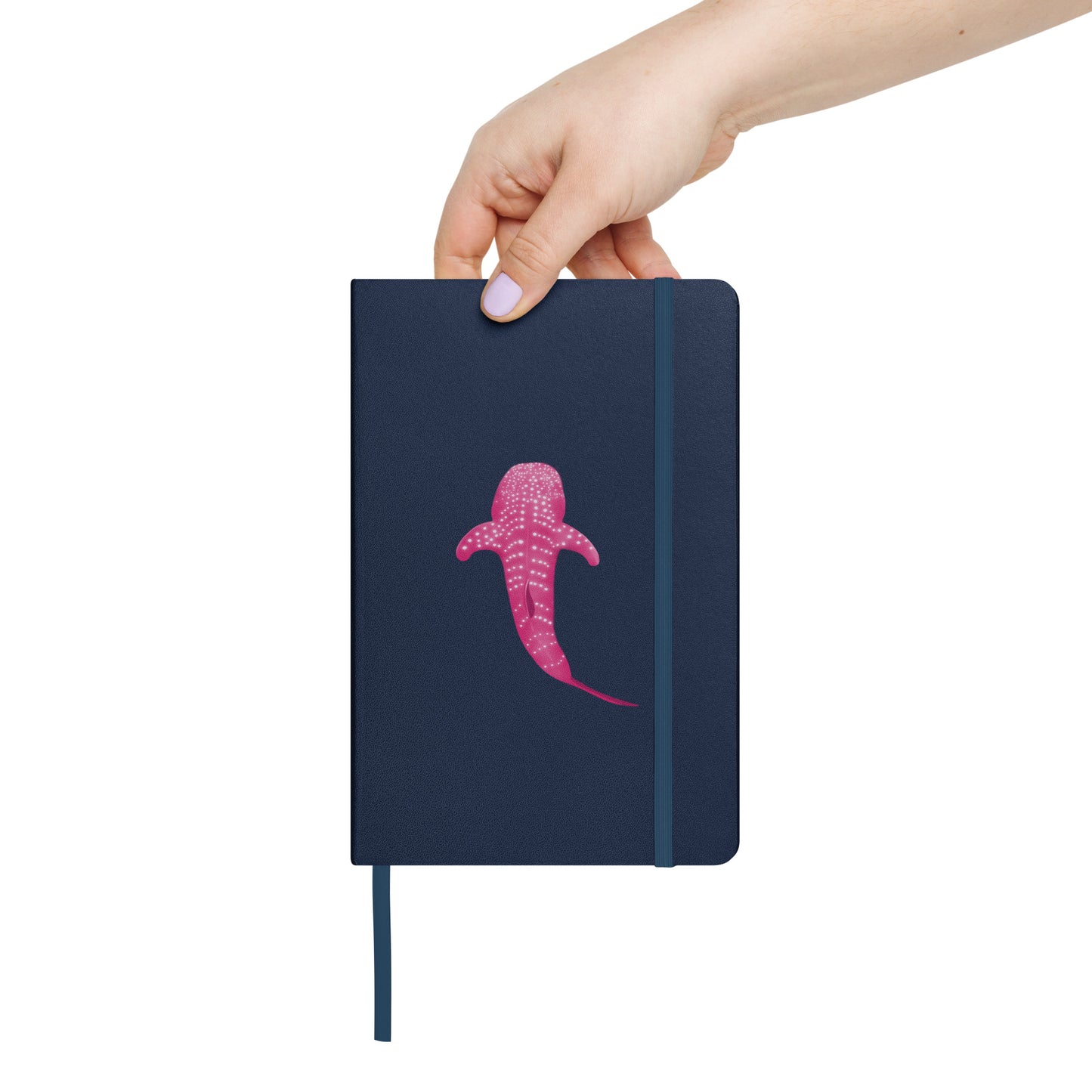 Pink Whale Shark Hardcover Notebook: Ocean Journal for Writing & Art