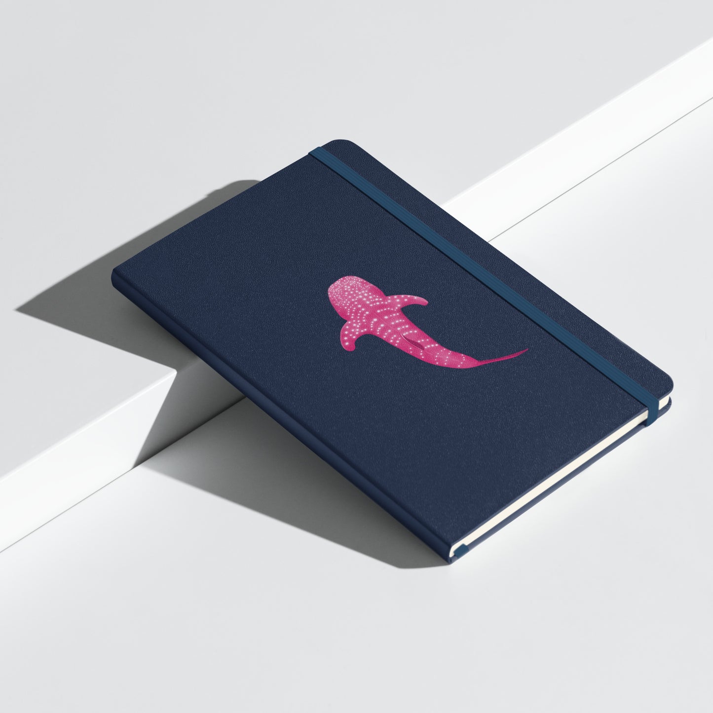 Pink Whale Shark Hardcover Notebook: Ocean Journal for Writing & Art