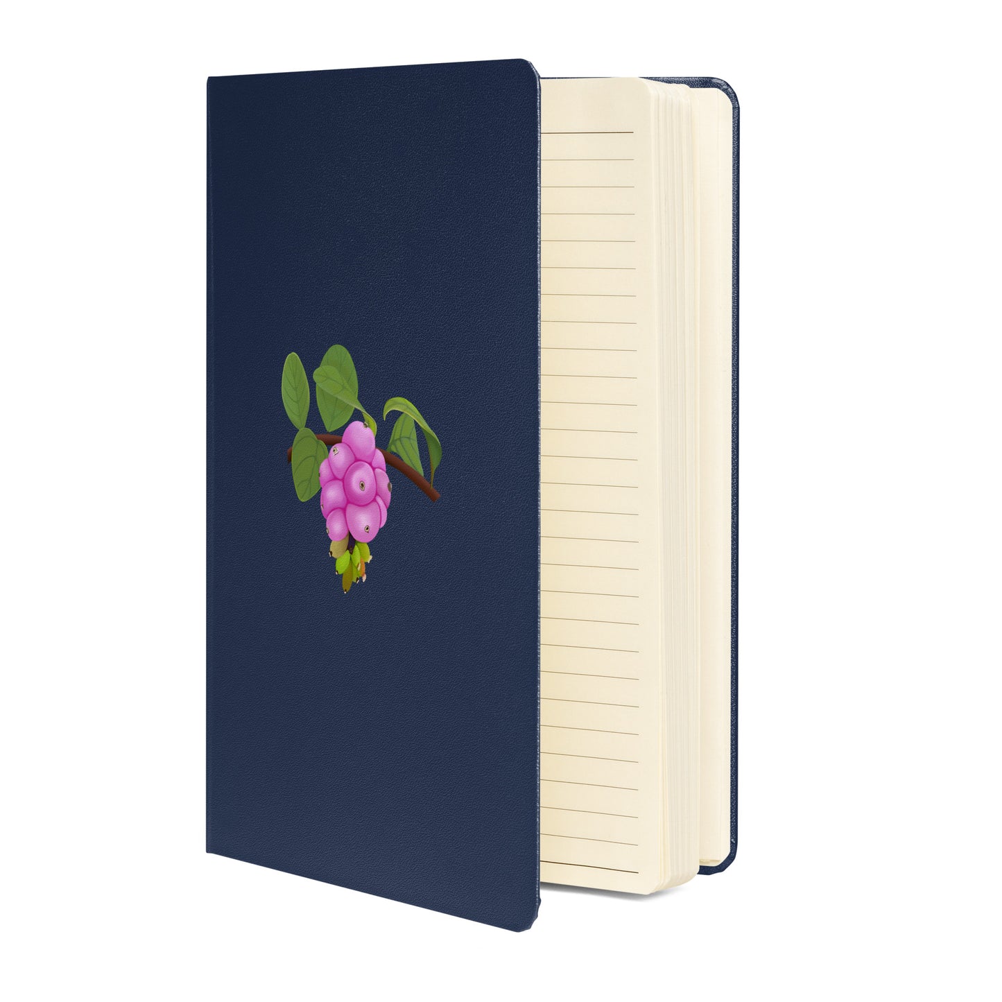 Pink Snowberries Hardcover Notebook – Botanical Art Journal & Sketchbook