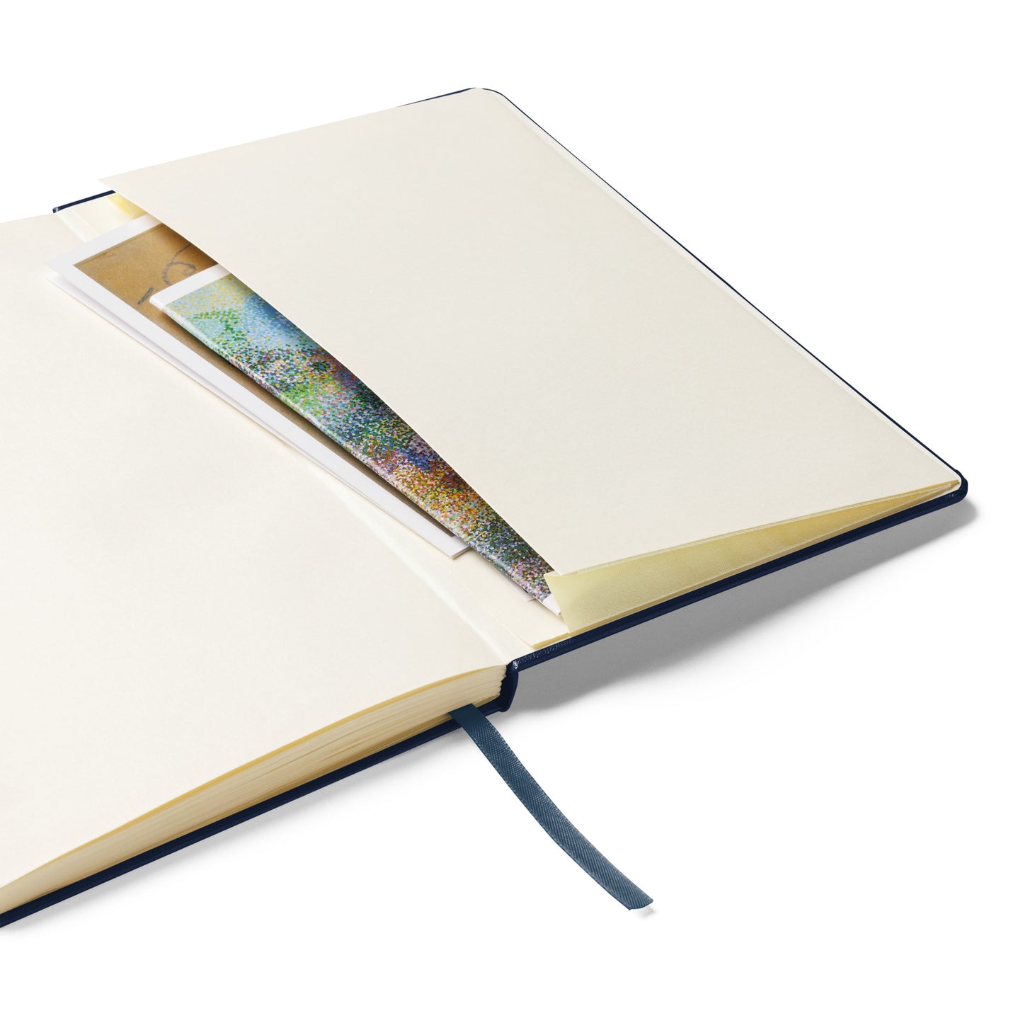 Octopus Hardcover Journal | Whimsical Ocean Art, Lined Cream Paper & Ribbon Marker