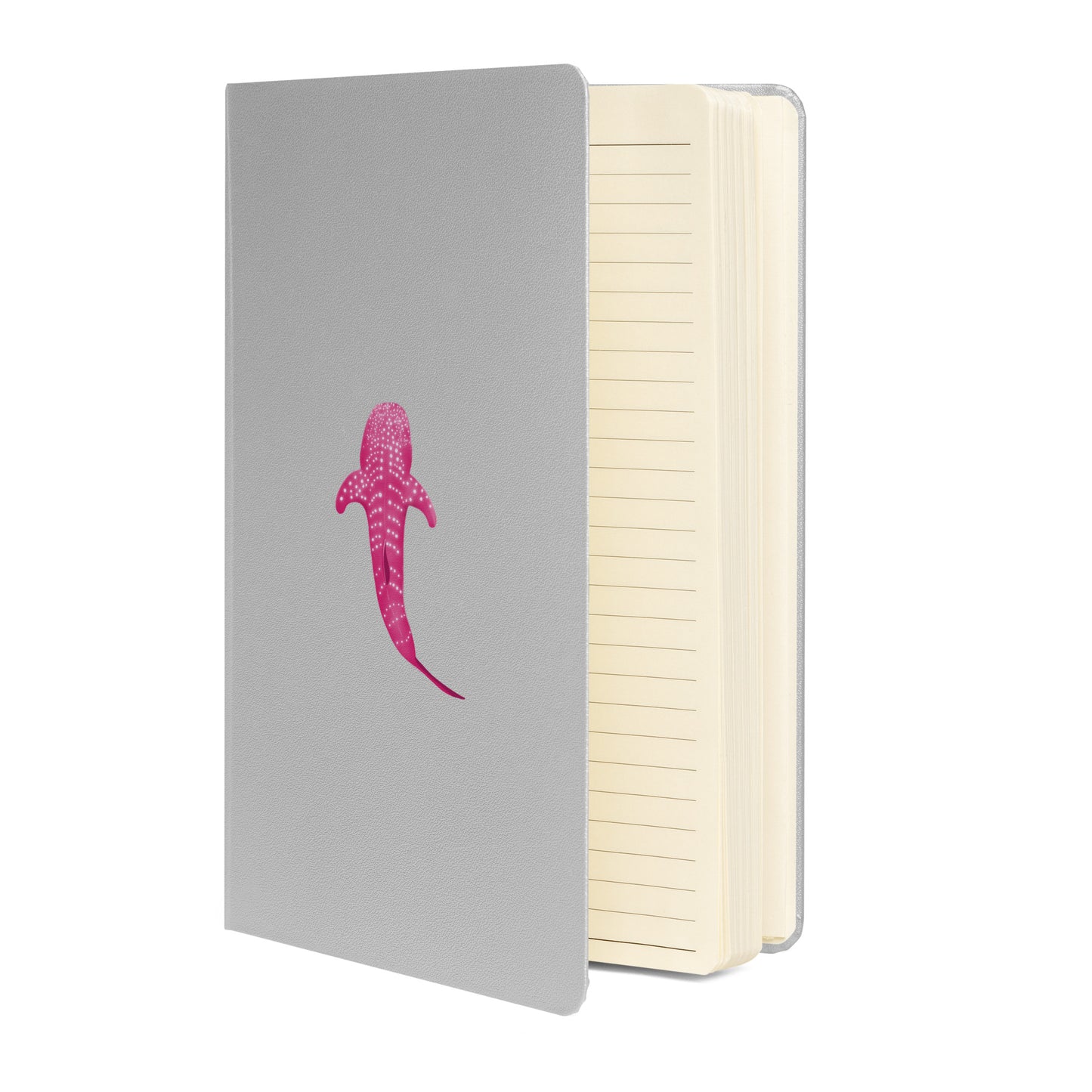 Pink Whale Shark Art Hardcover Notebook - Perfect for Journaling, Creative Writing, Vision Boards, Artwork, & Ideas - Unique Gift