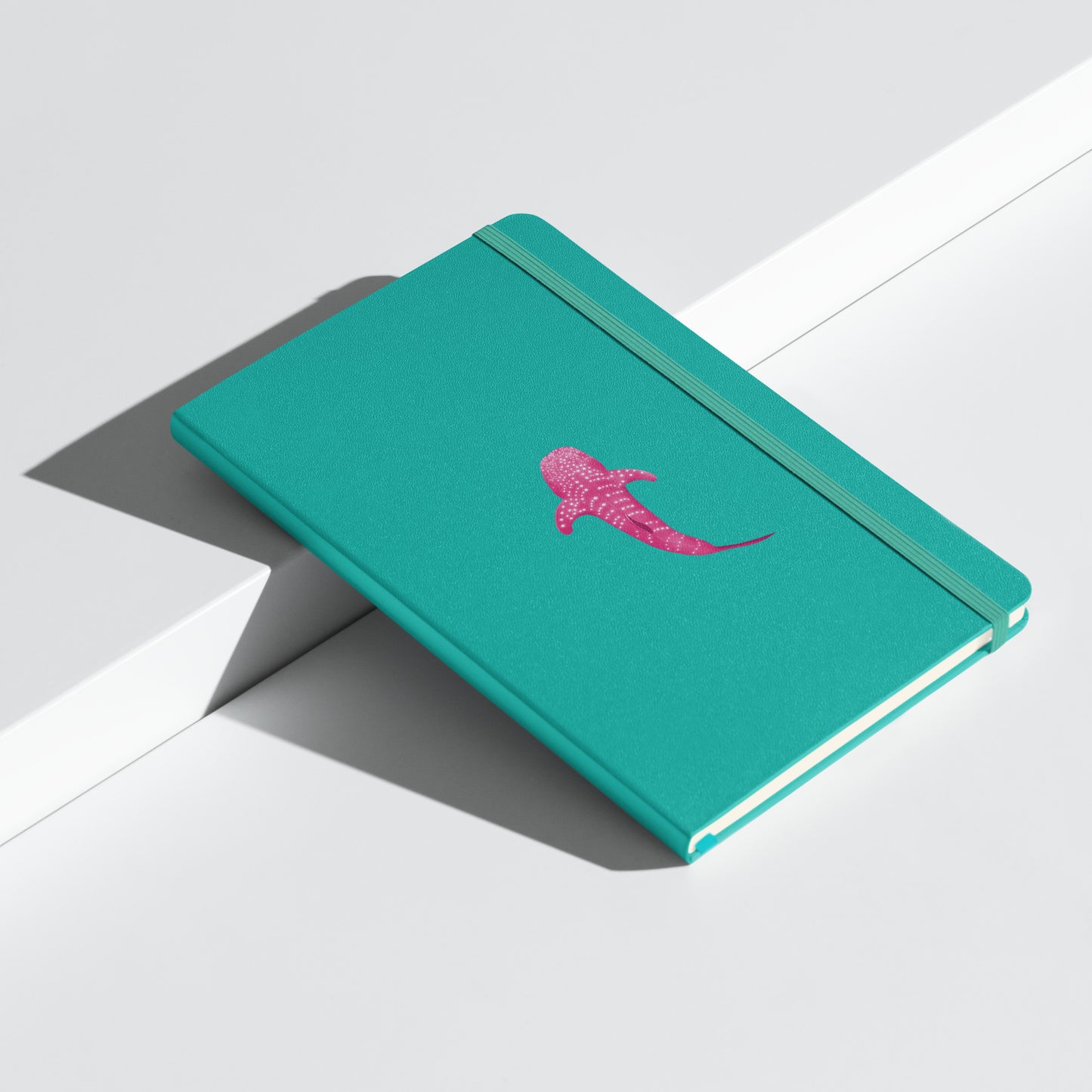 Pink Whale Shark Art Hardcover Notebook - Perfect for Journaling, Creative Writing, Vision Boards, Artwork, & Ideas - Unique Gift