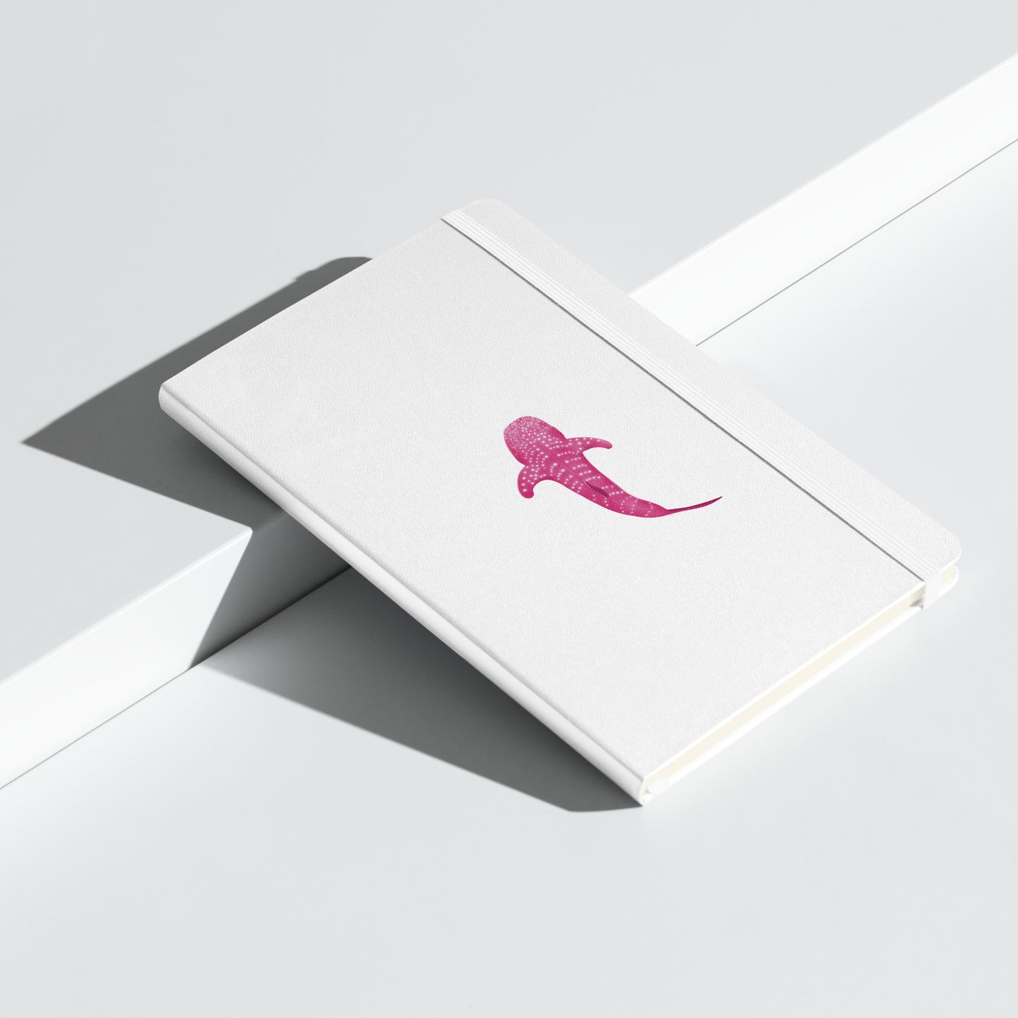 Pink Whale Shark Art Hardcover Notebook - Perfect for Journaling, Creative Writing, Vision Boards, Artwork, & Ideas - Unique Gift