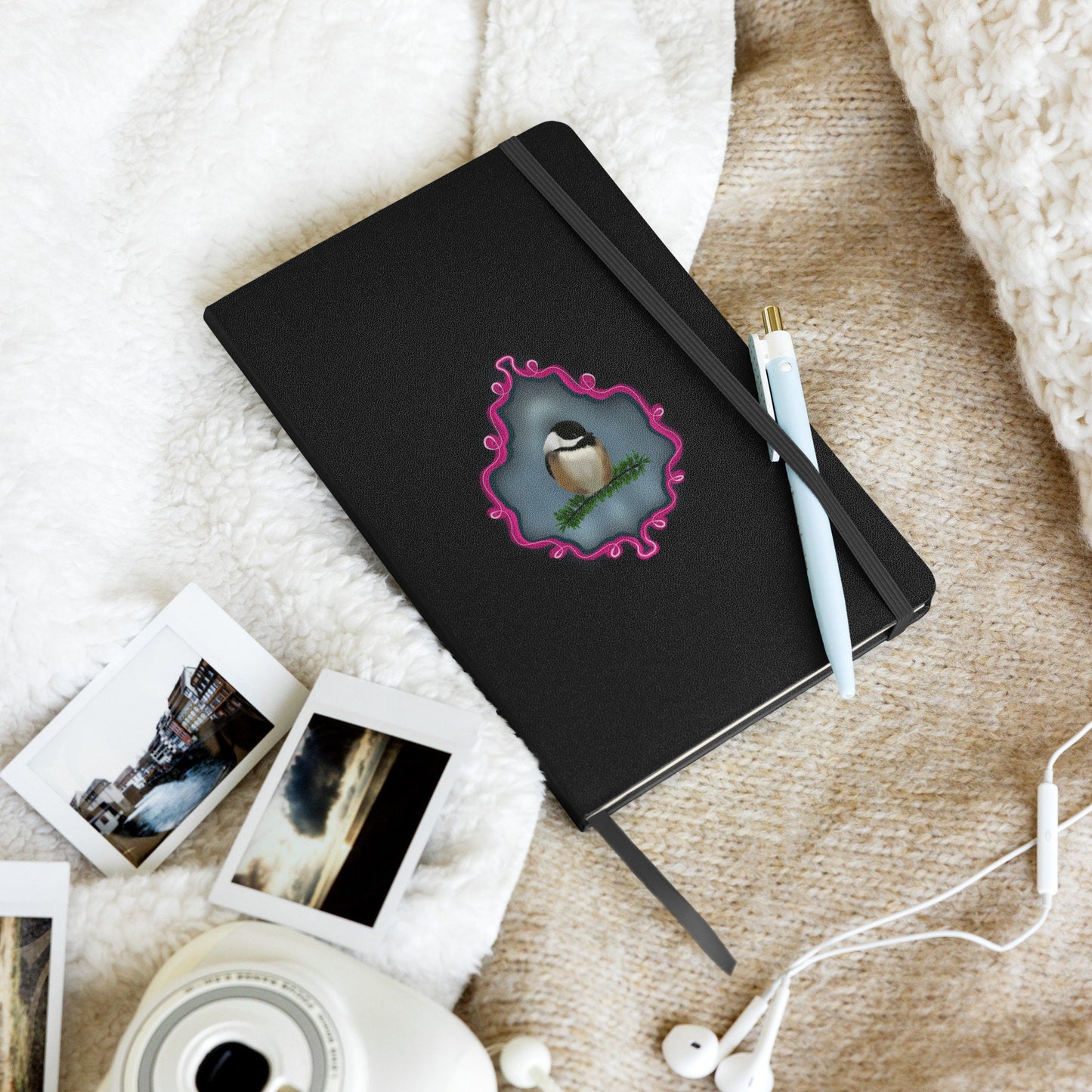 Chickadee Hardcover Notebook – Wildlife Journal with Cream Lined Pages