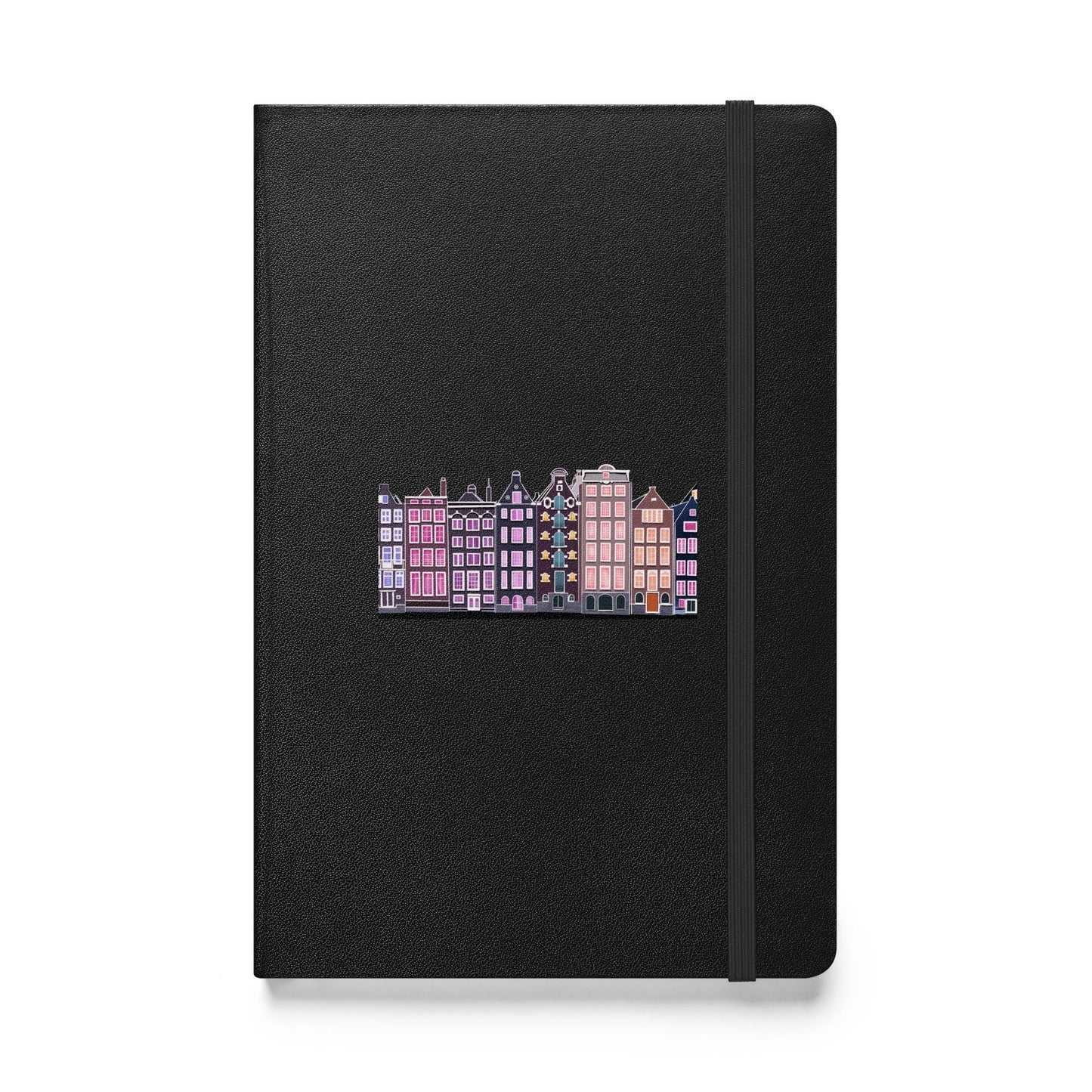 Amsterdam Illustration Hardcover Journal | Lined Cream Paper, Elastic Closure & Ribbon Marker