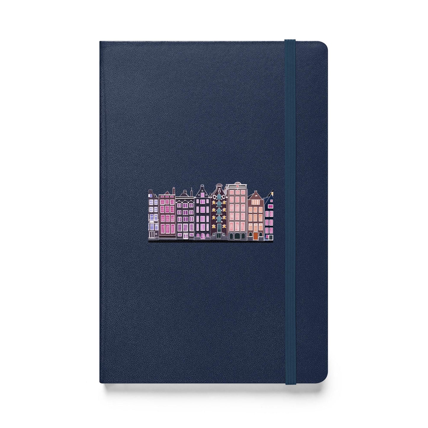 Amsterdam Illustration Hardcover Journal | Lined Cream Paper, Elastic Closure & Ribbon Marker