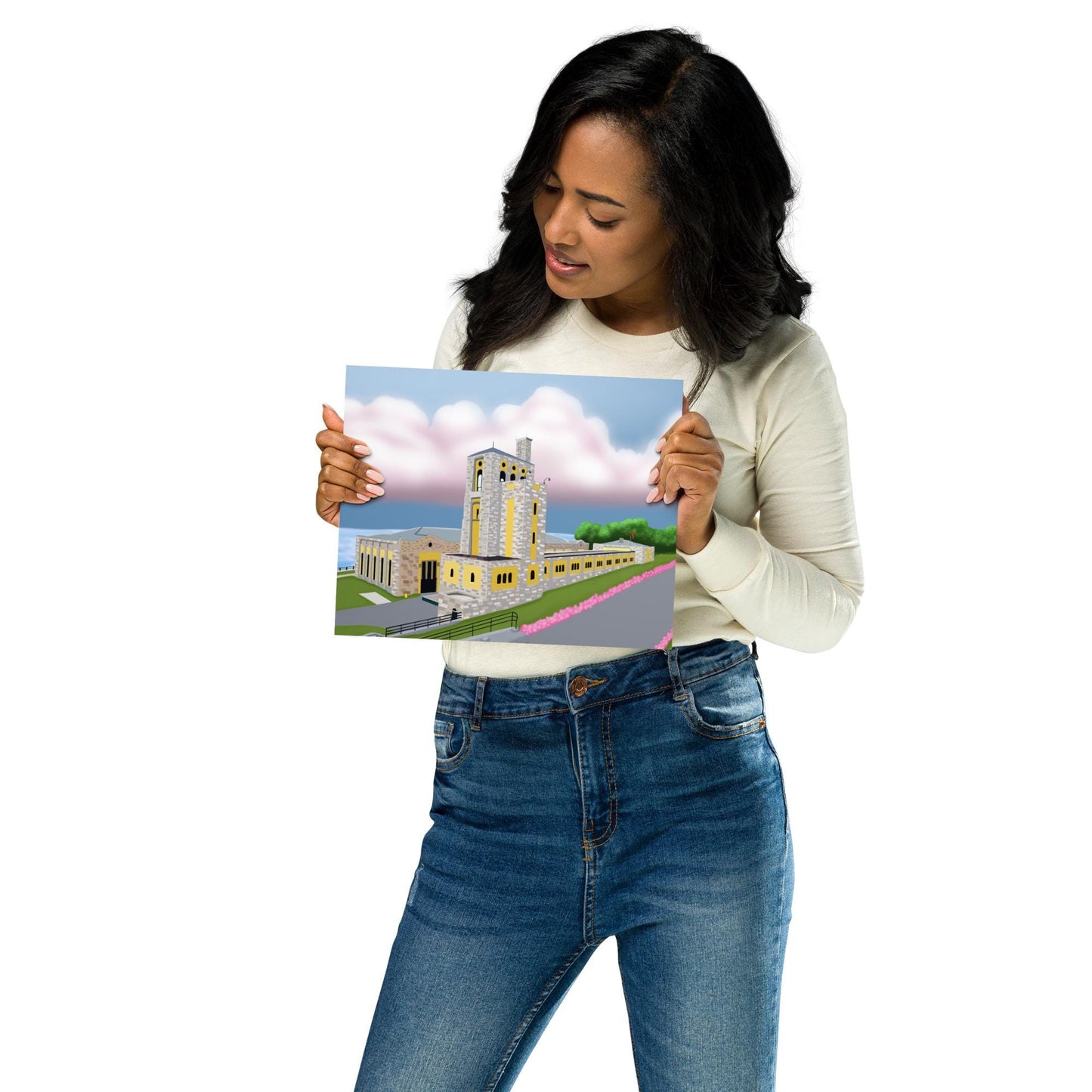 Toronto Water Pump House – Hand-Painted Lakefront Wall Art Print