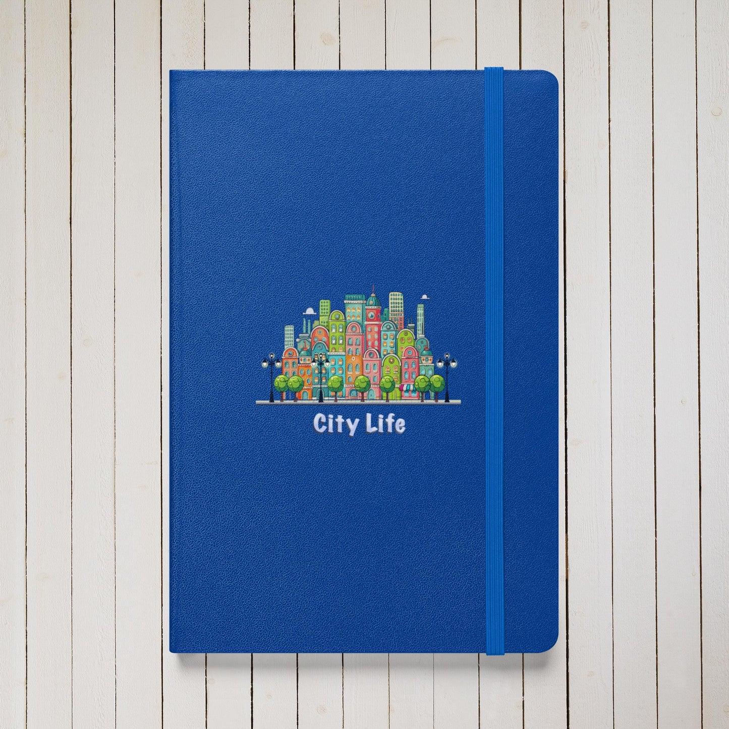 Cityscape Notebook: Digital Art Cover, Lined Pages