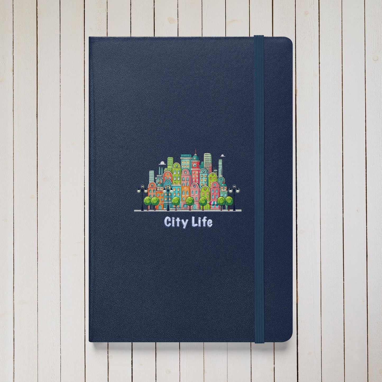 Cityscape Notebook: Digital Art Cover, Lined Pages