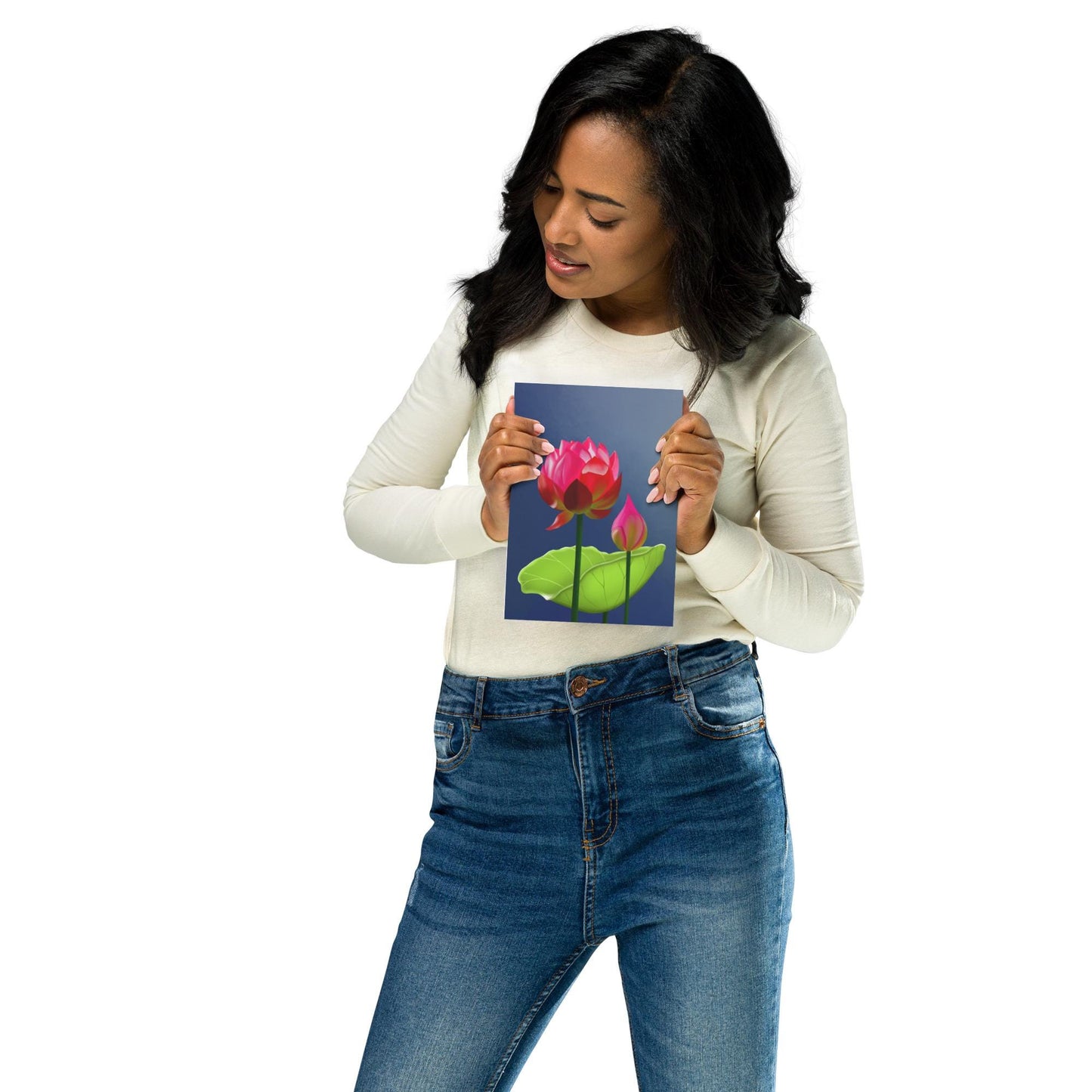 Pink Water Lily Poster: Botanical Lake Artwork